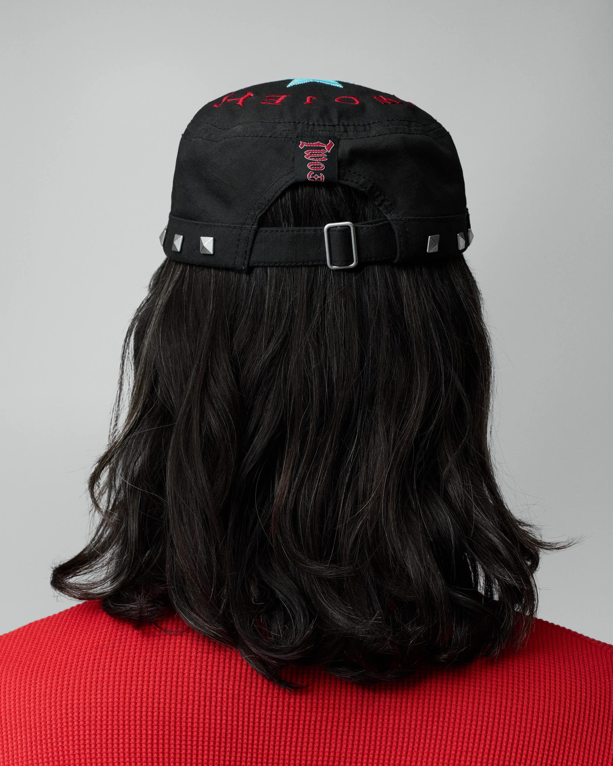 Twojeys Studded Guerrilla Cap Black