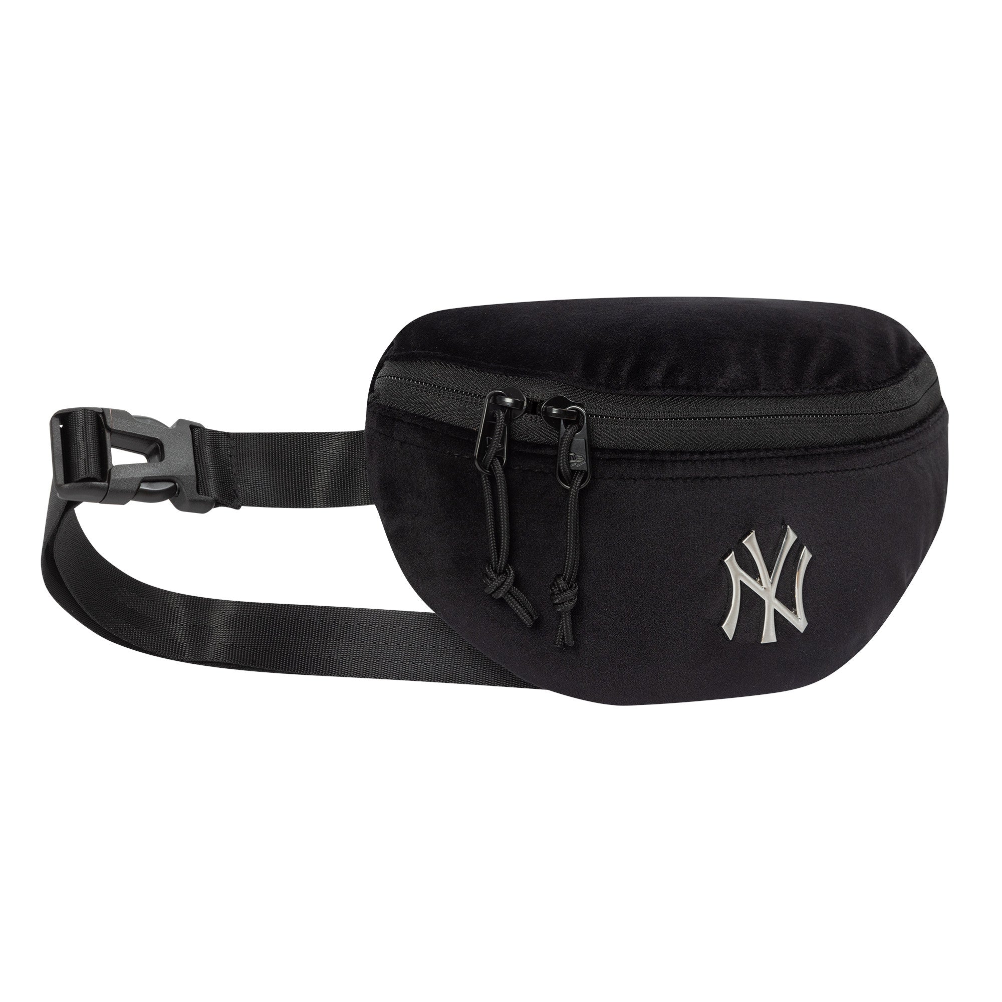 New Era NY Yankees Velour Waist Bag Schwarz