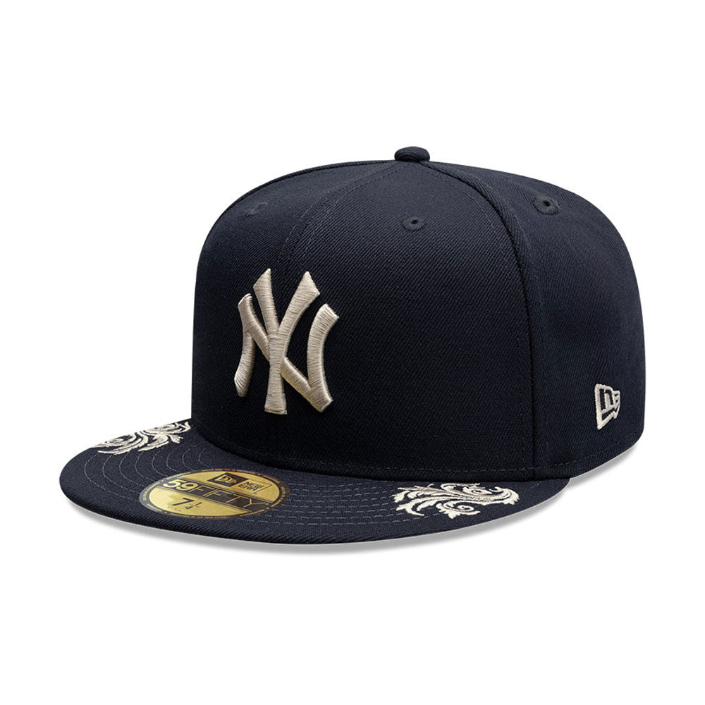 New Era NY Yankees 59FIFTY Wordmark Cap Navy