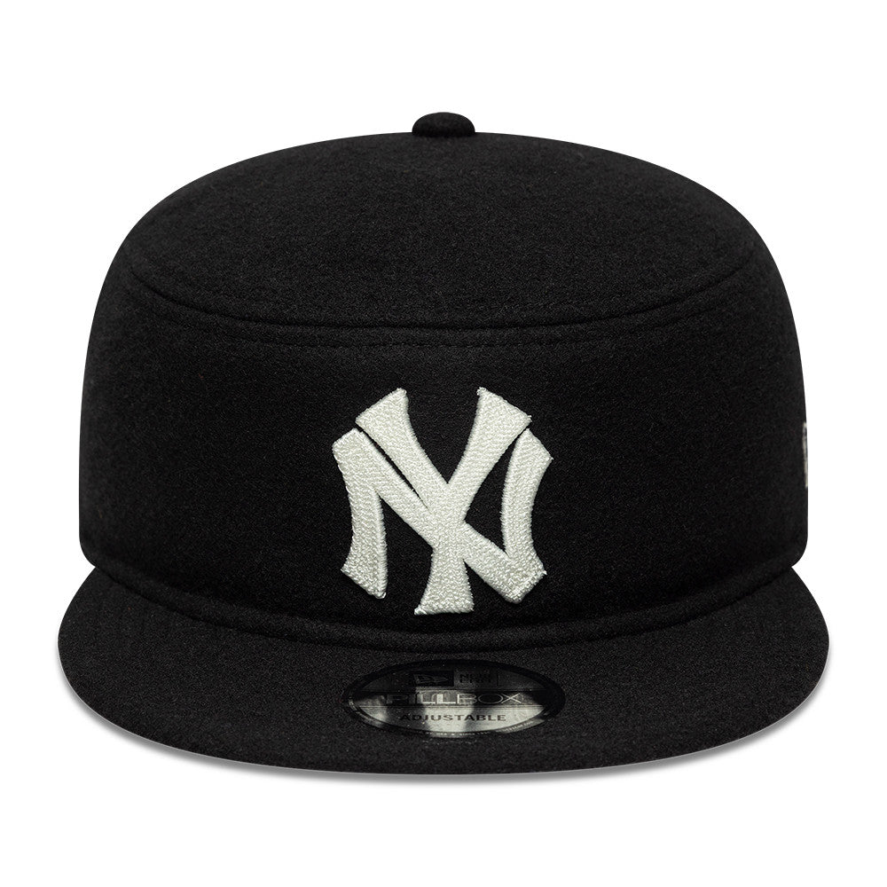 New Era NY Yankees Pillbox Cap Black