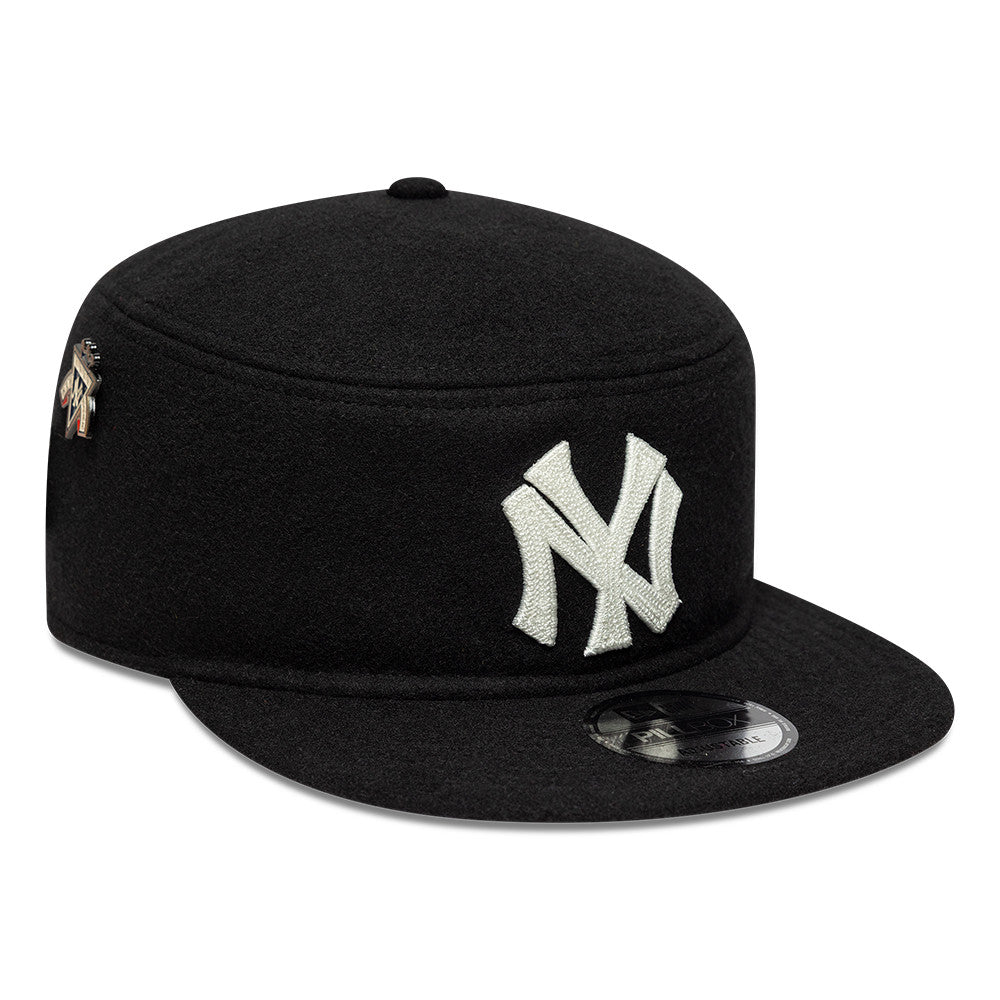 New Era NY Yankees Pillbox Cap Black