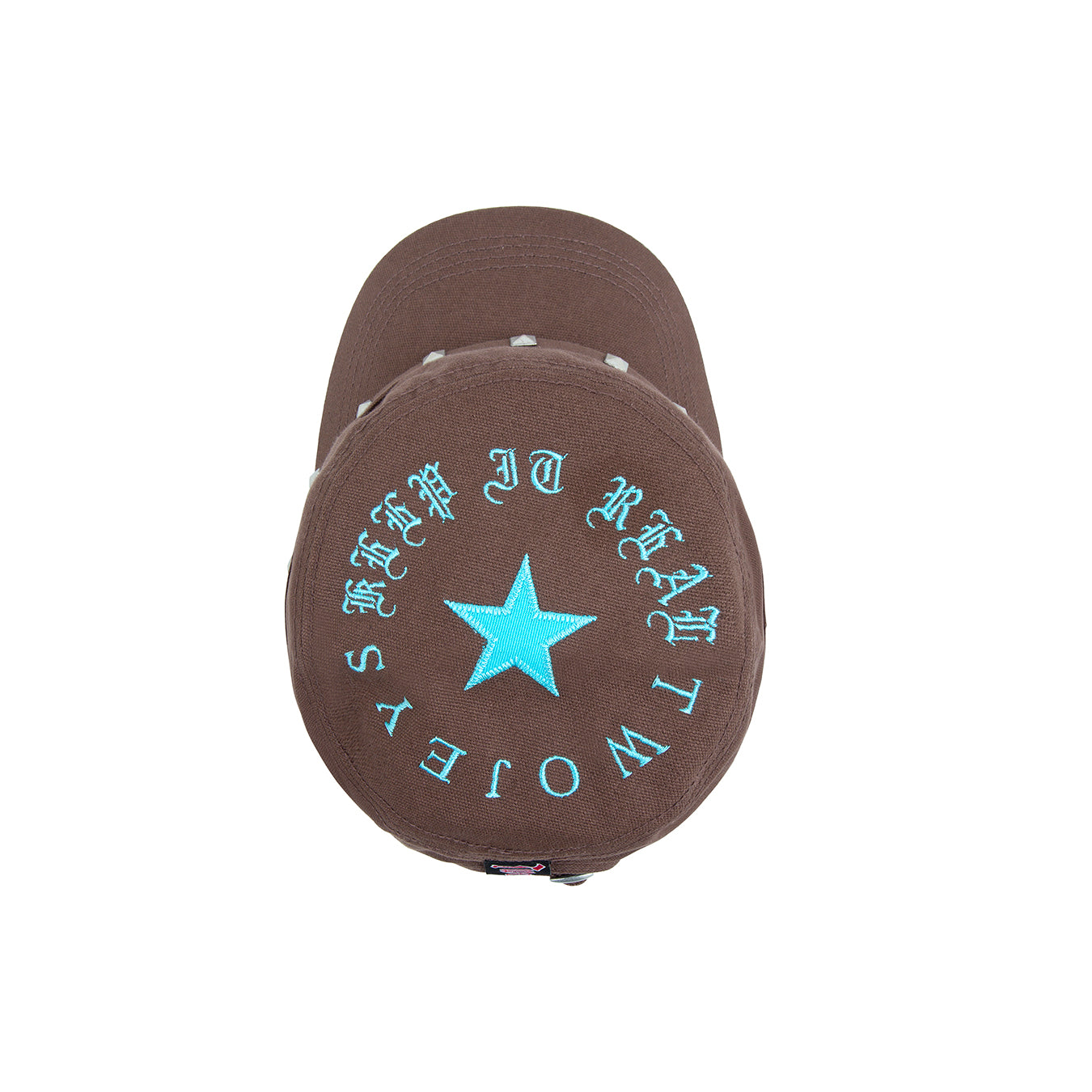 Twojeys Studded Guerrilla Cap Brown