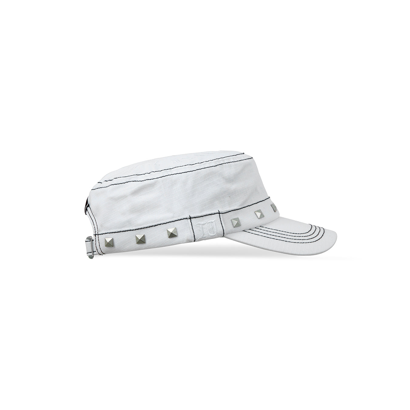 Twojeys Studded Guerrilla Cap White