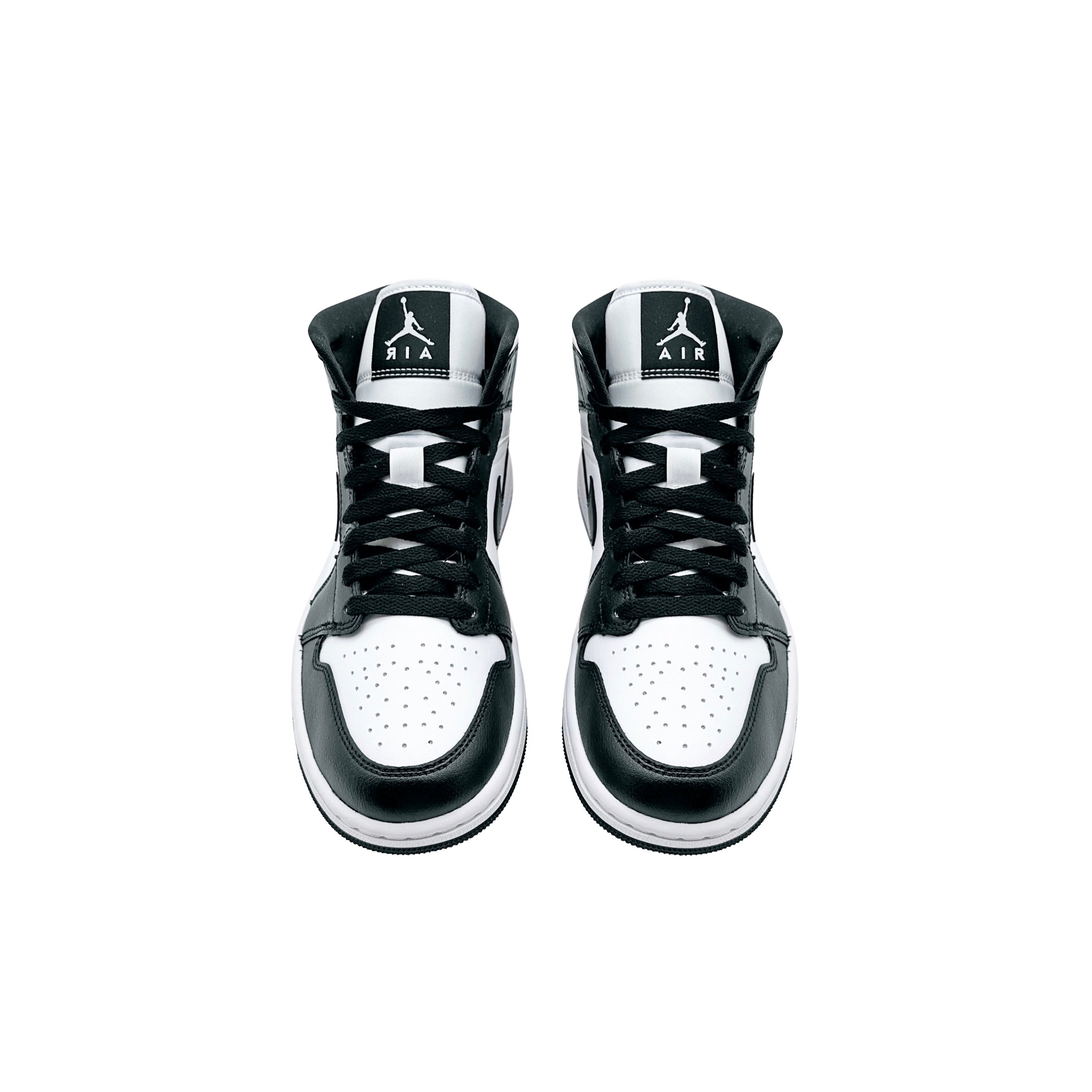 Nike Wmns Air Jordan 1 Mid Black White Panda
