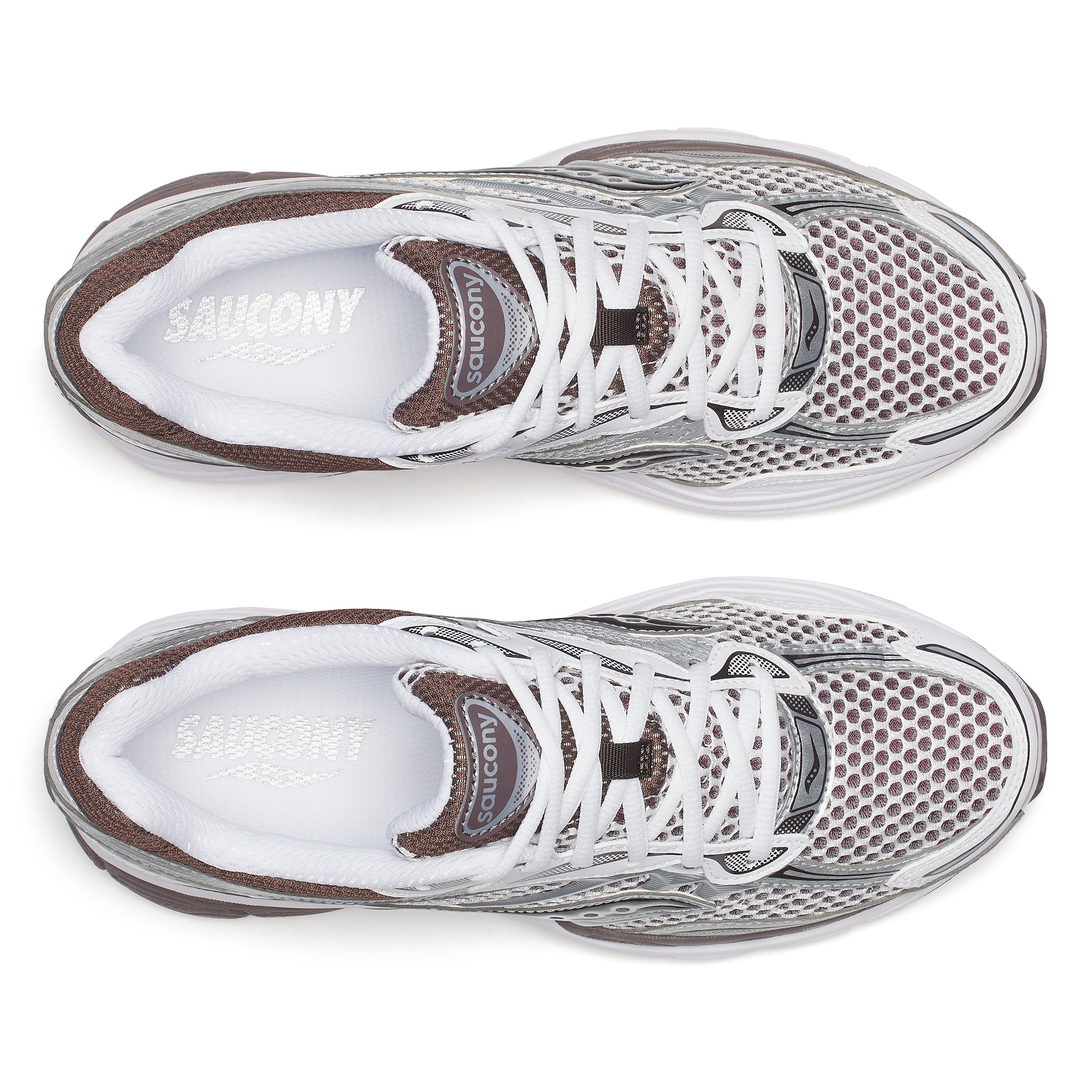 Saucony ProGrid Omni 9 White Brown