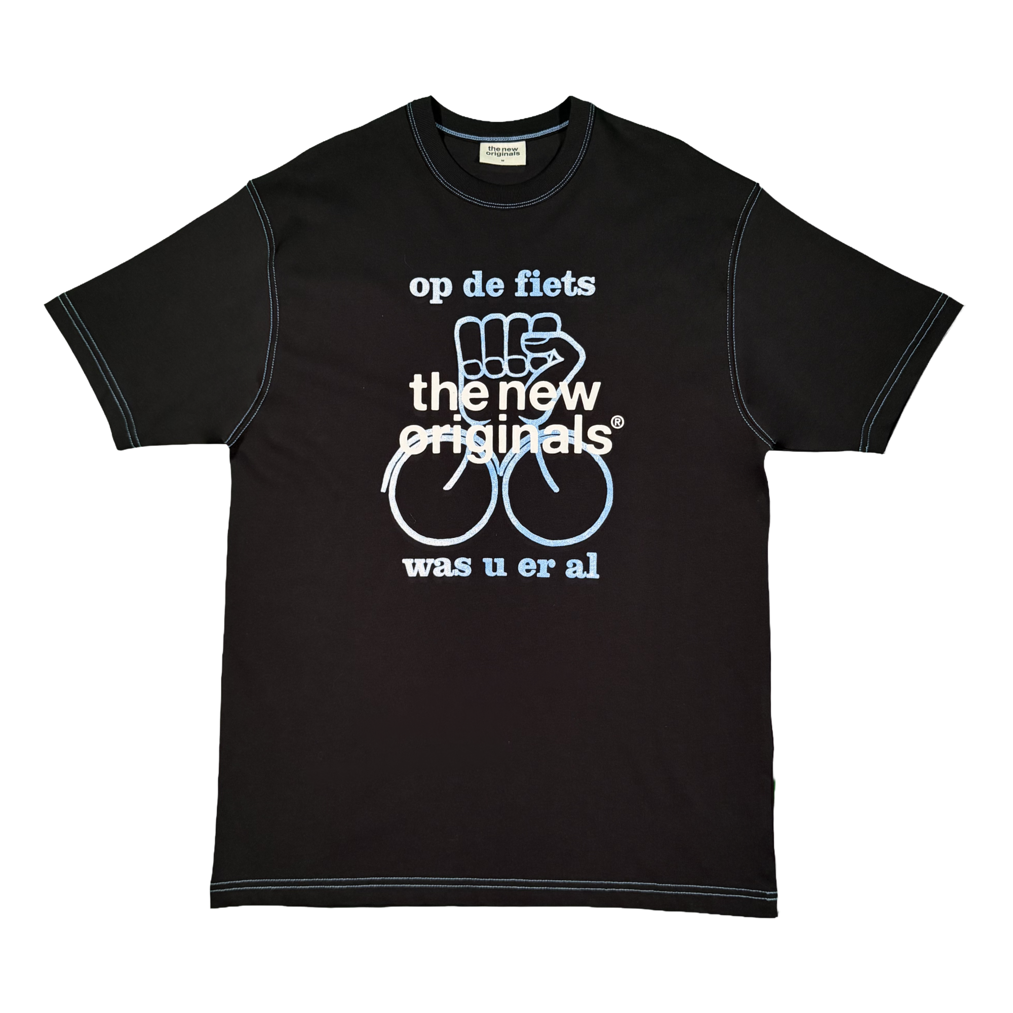 The New Originals Op De Fiets T-Shirt Schwarz
