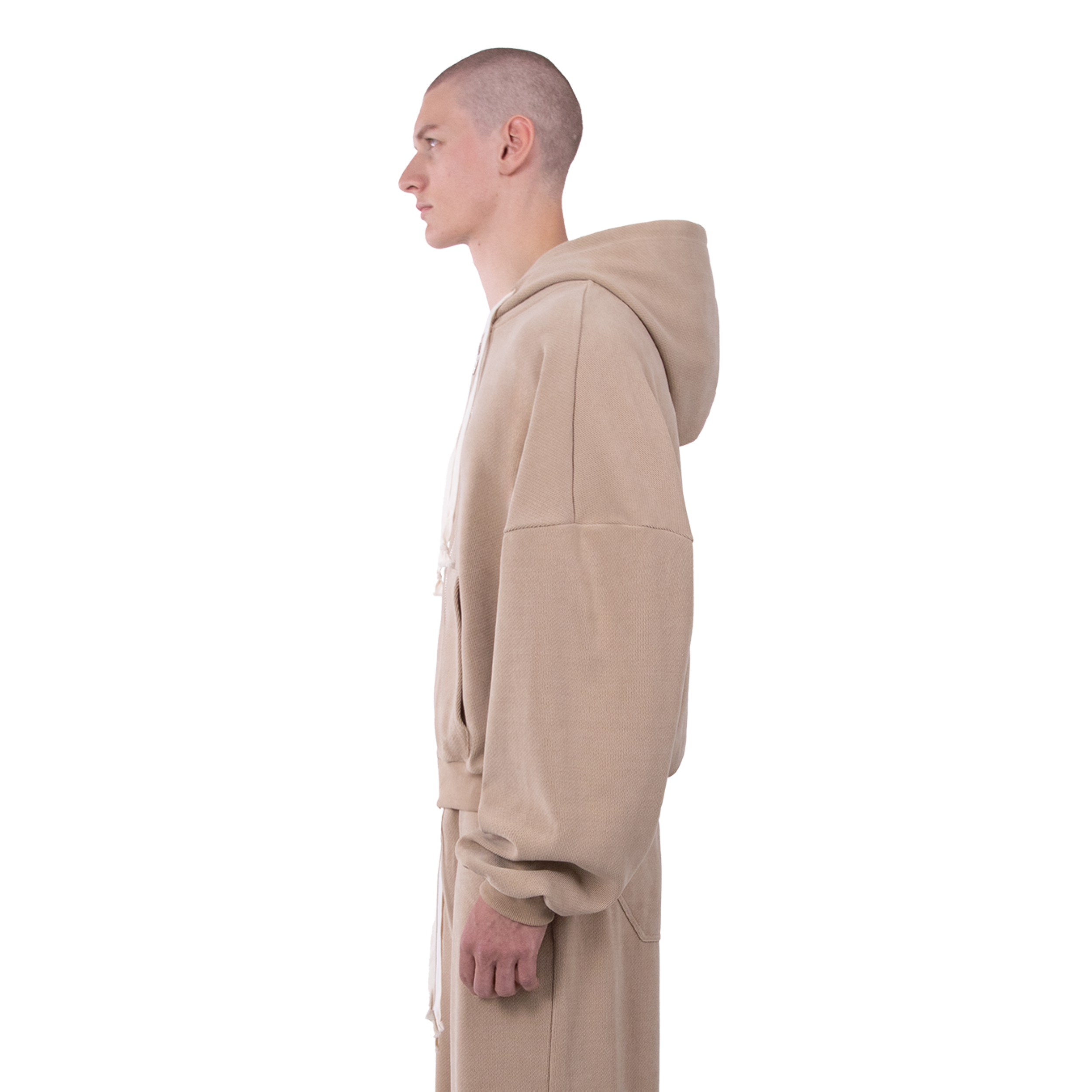 Atelier De Roupa Lanik 2.0 Zip Hoodie Beige