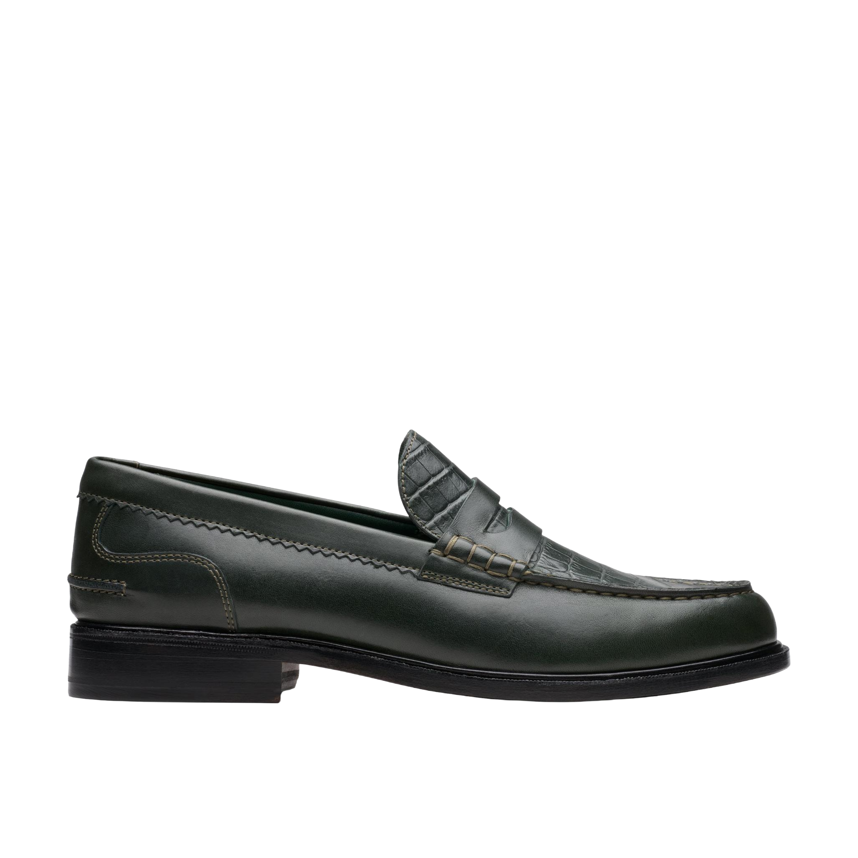 Clarks Originals Craft James Dark Green Combi