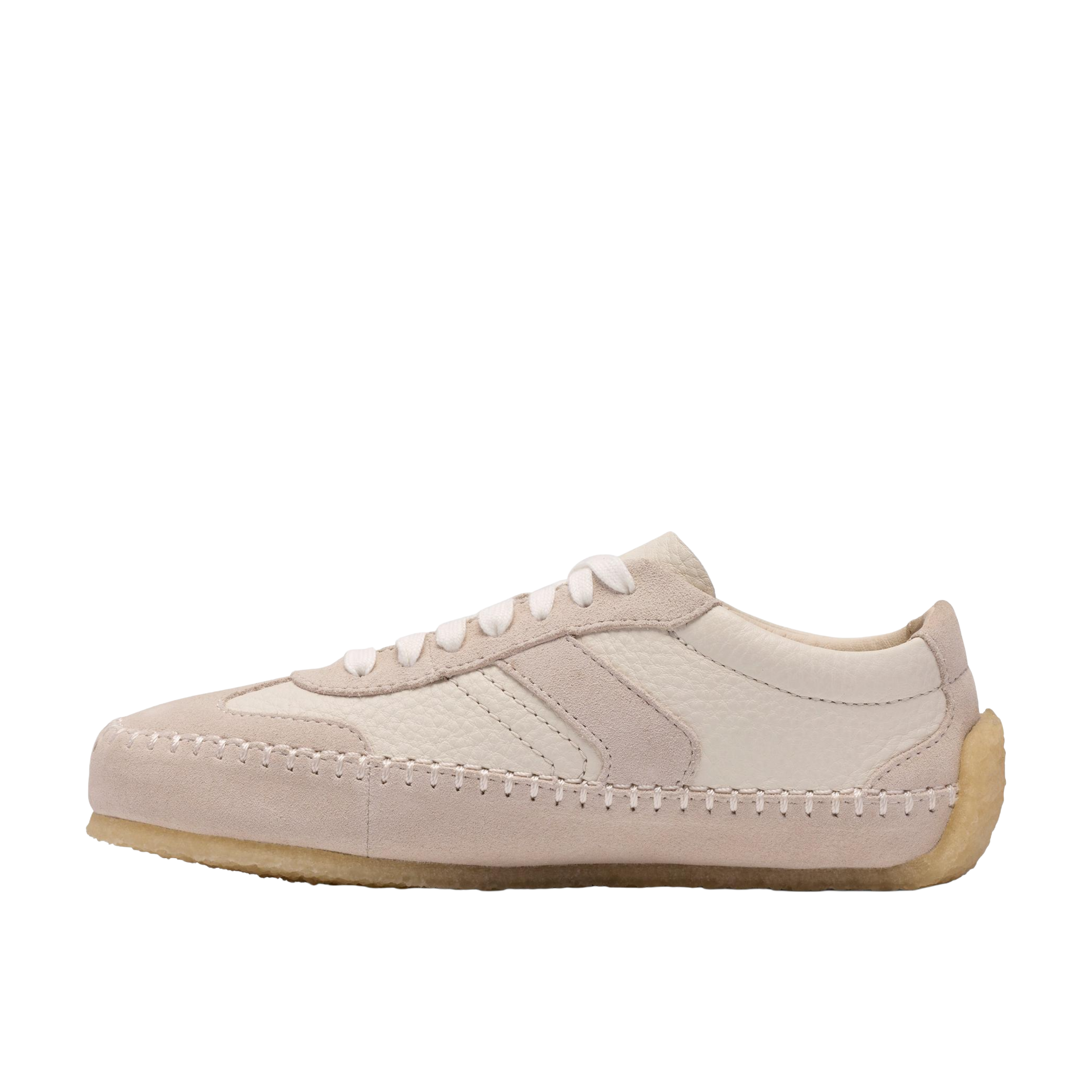 Clarks Originals Tor Low Off White Suede Wmns