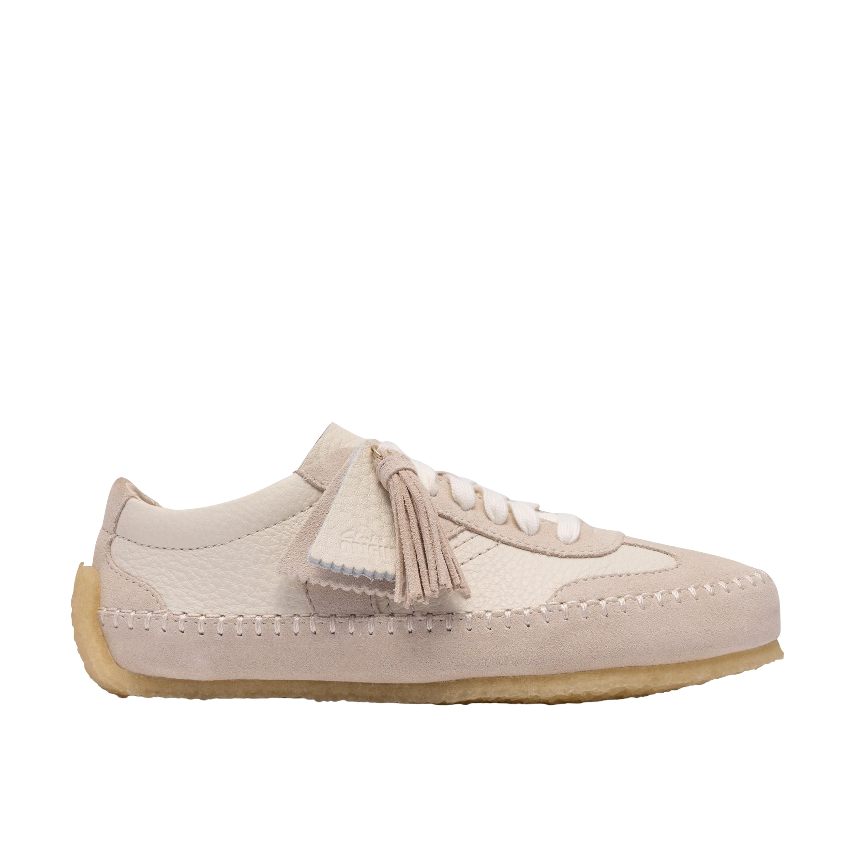 Clarks Originals Tor Low Off White Suede Wmns
