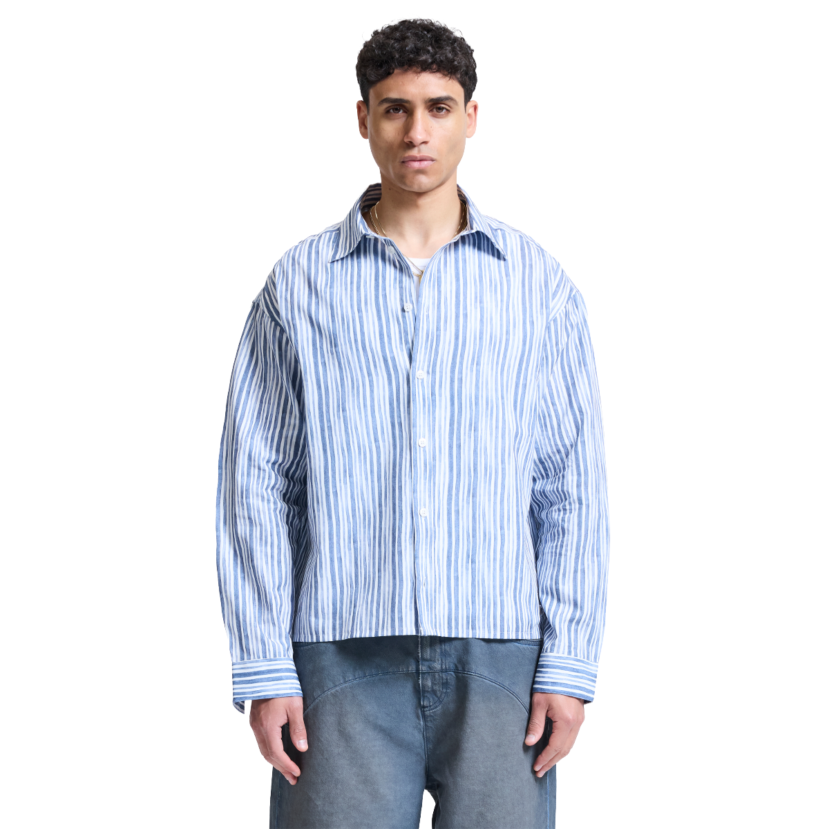 Reternity Watercolor Shirt Blue
