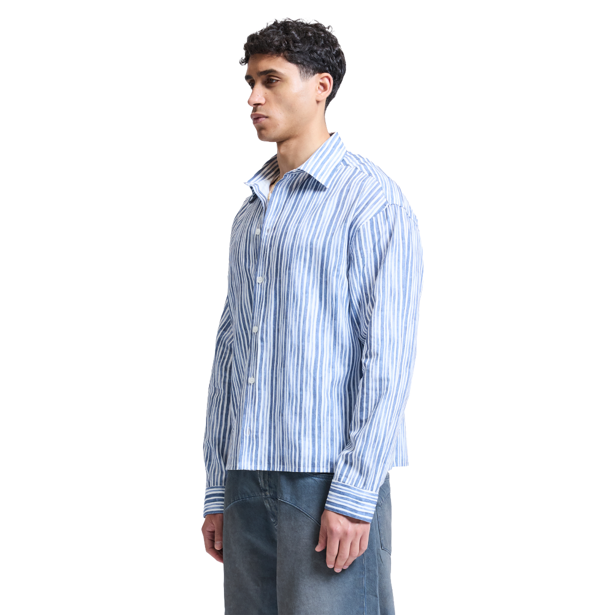 Reternity Watercolor Shirt Blue