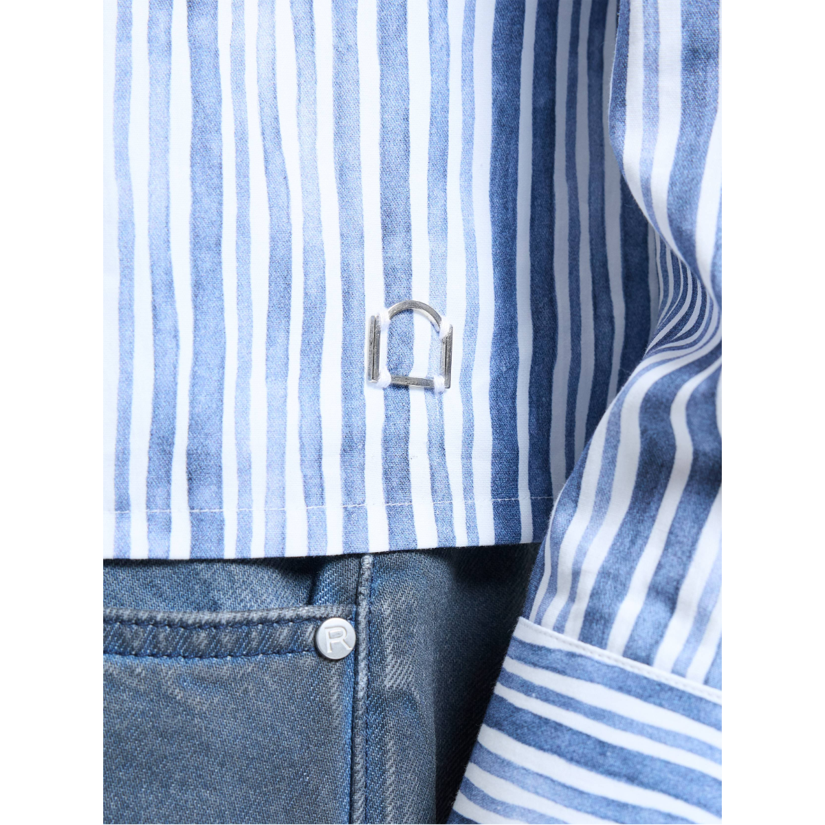 Reternity Watercolor Shirt Blue
