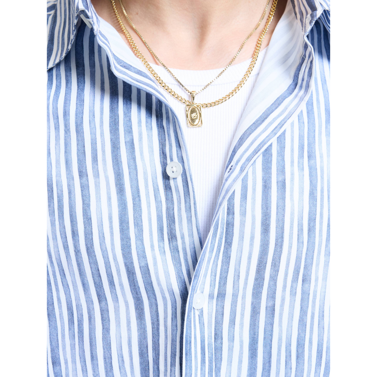 Reternity Watercolor Shirt Blue