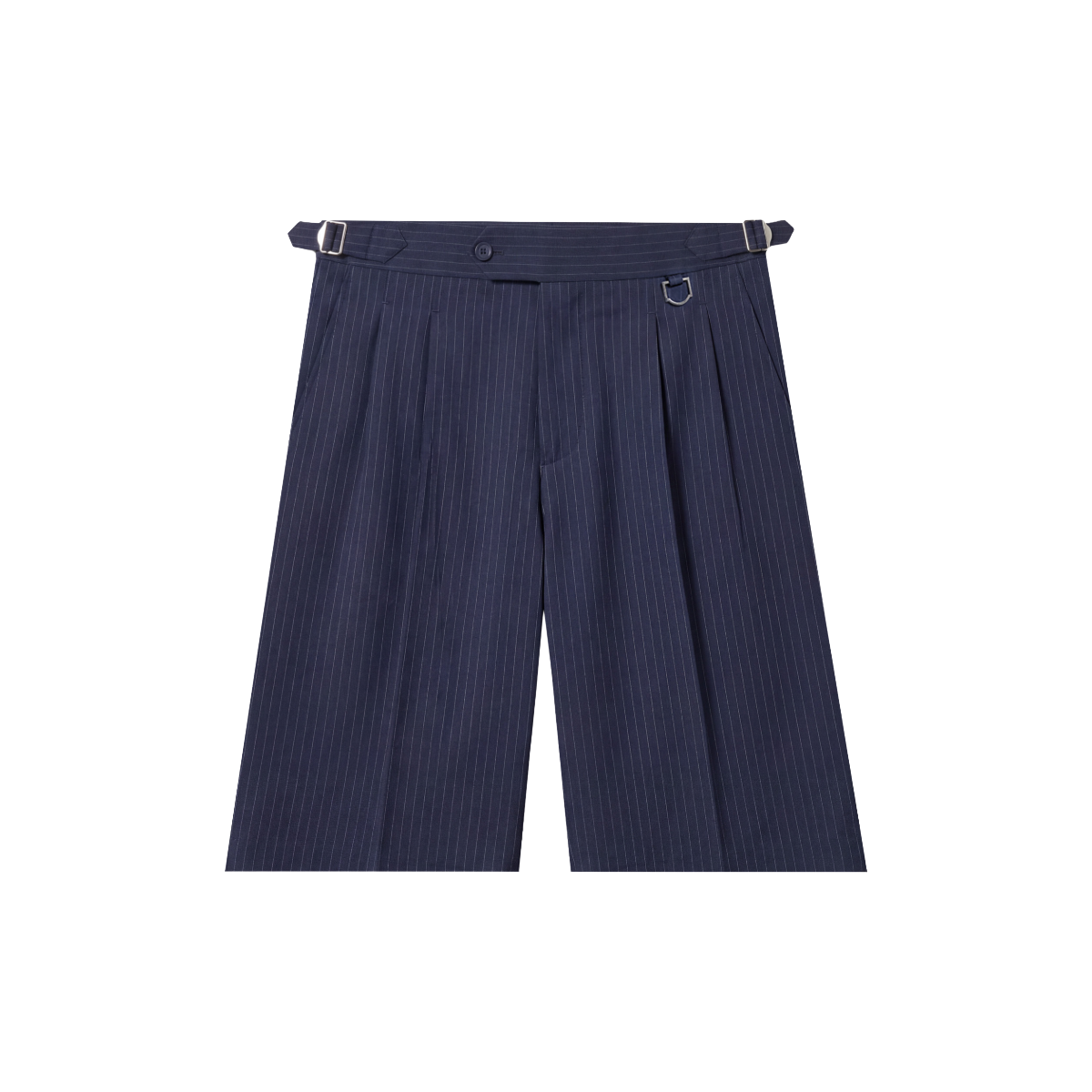 Reternity Tailored Baggy Shorts Pinstripe Blue