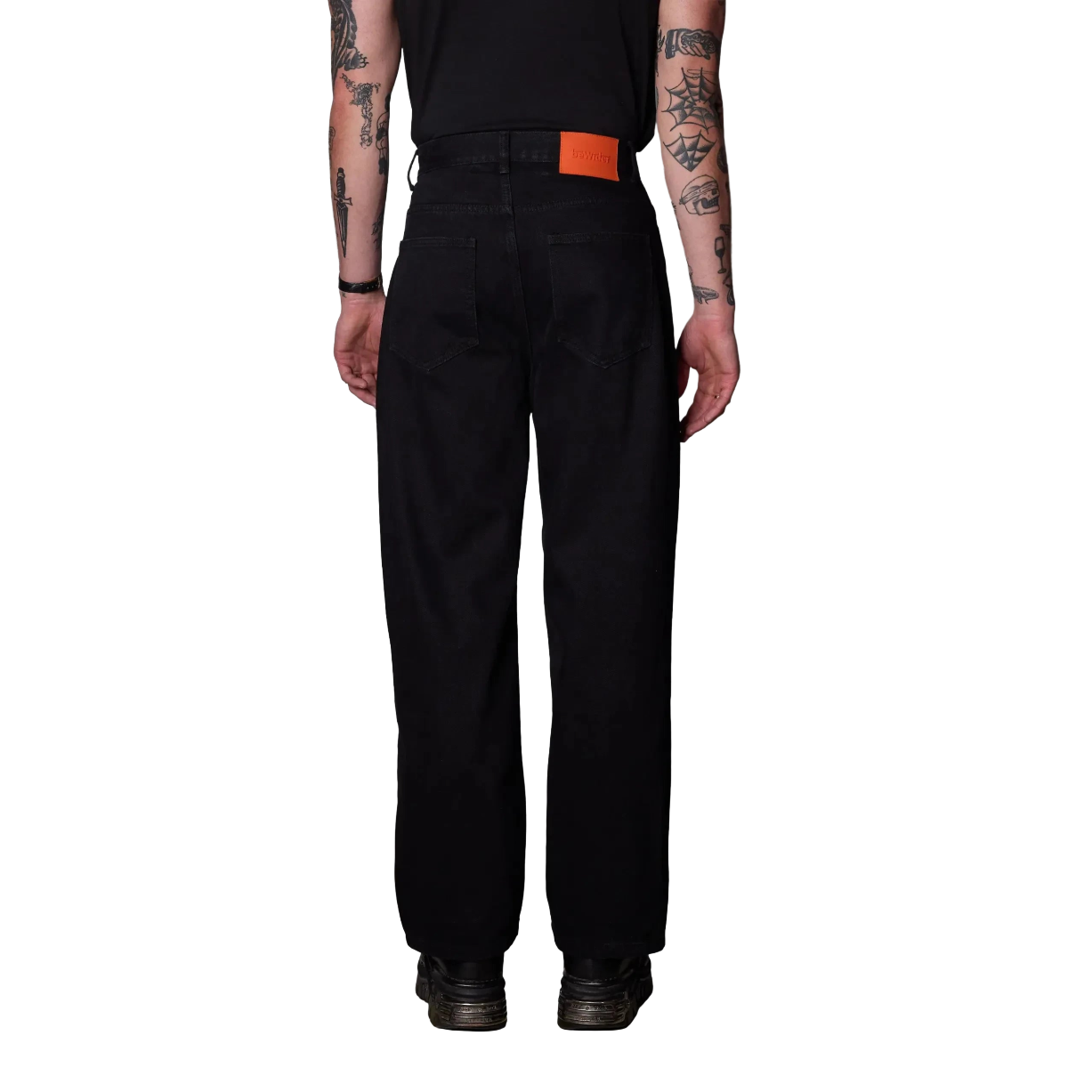 BeWider Super Loose Baggy Denim Schwarz