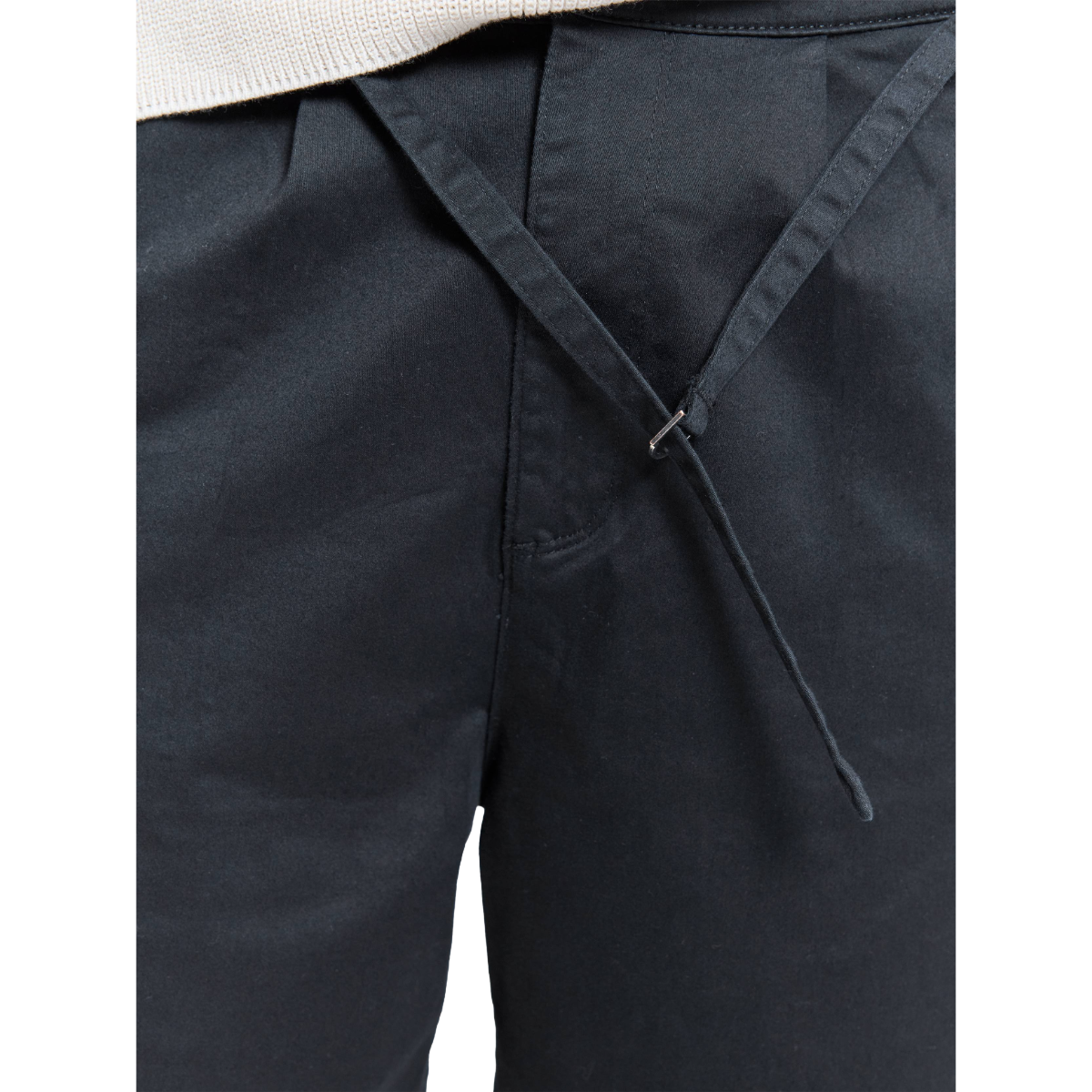 Reternity Pleated Chino Shorts Black