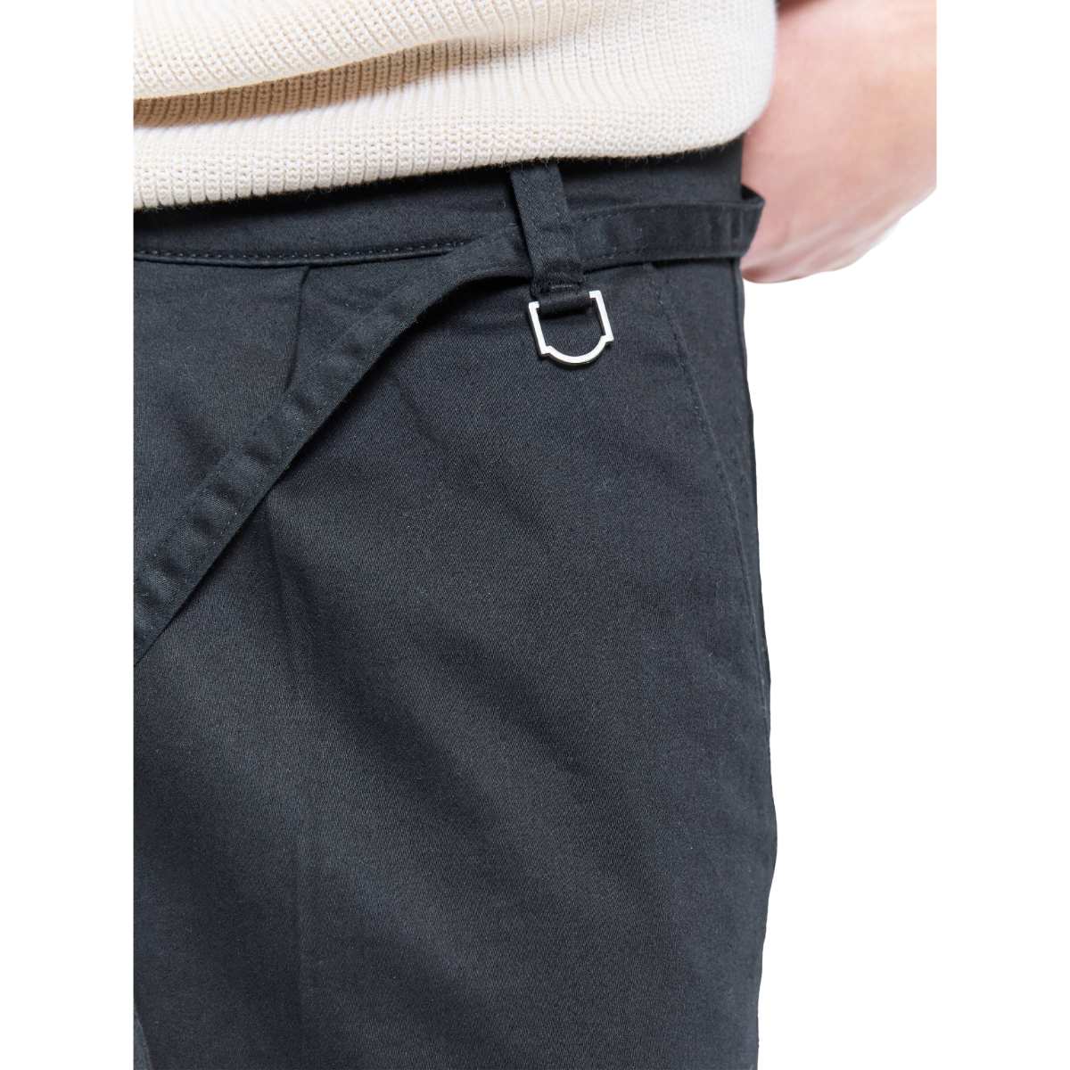 Reternity Pleated Chino Shorts Black