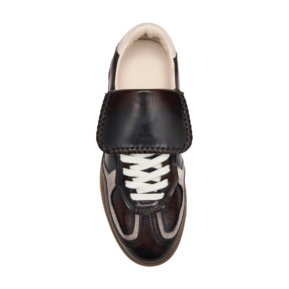 Alohas Tb.490 Club Brushed Dark Chocolate Leather Sneakers
