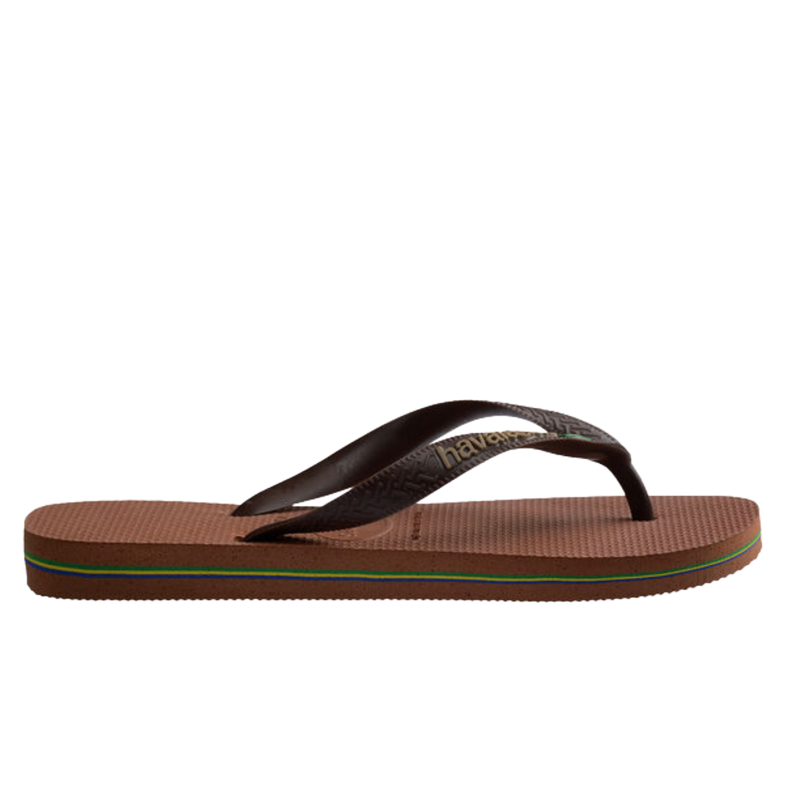Havaianas Flip Flop Brasil Logo Brown