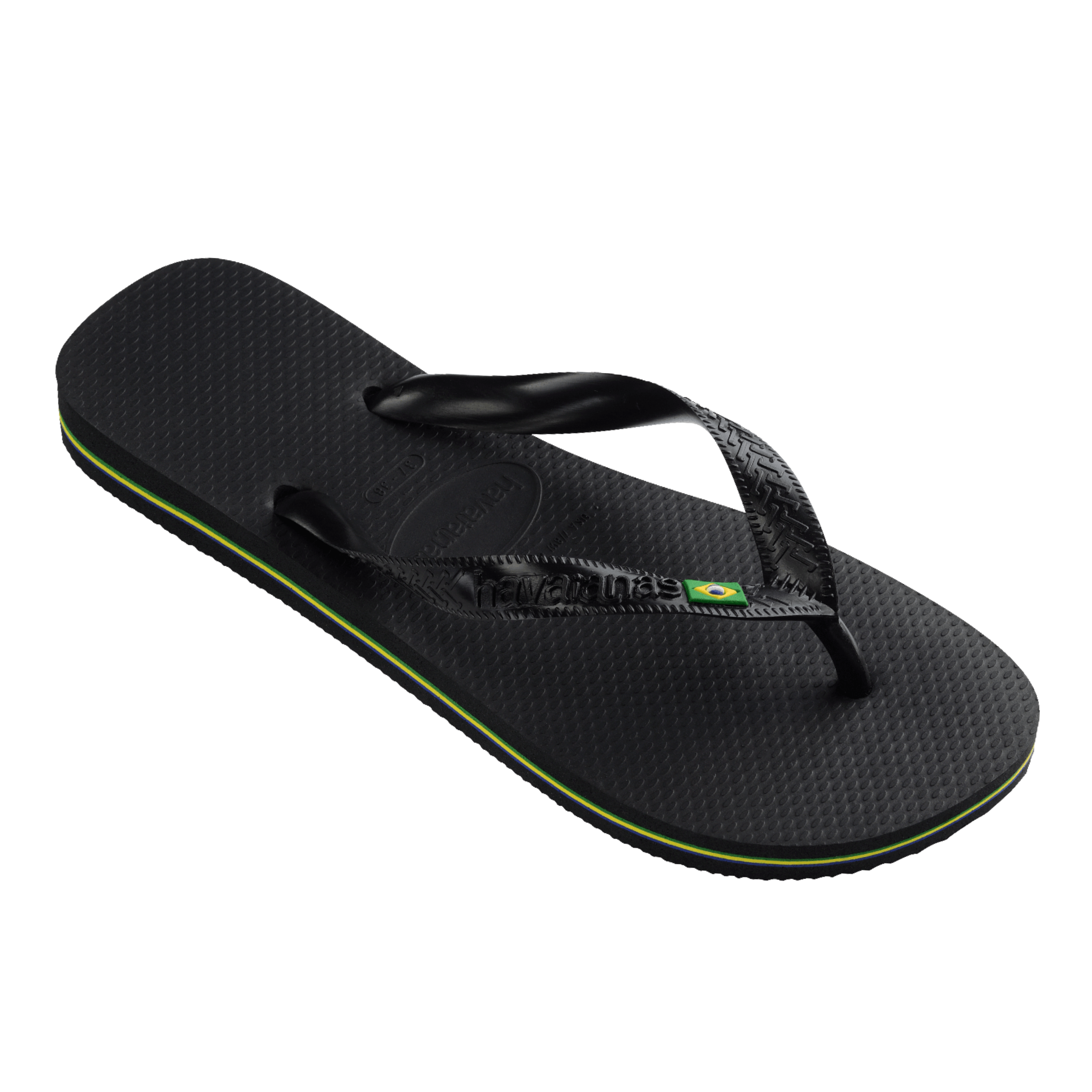 Havaianas Flip Flop Brasil Logo Black