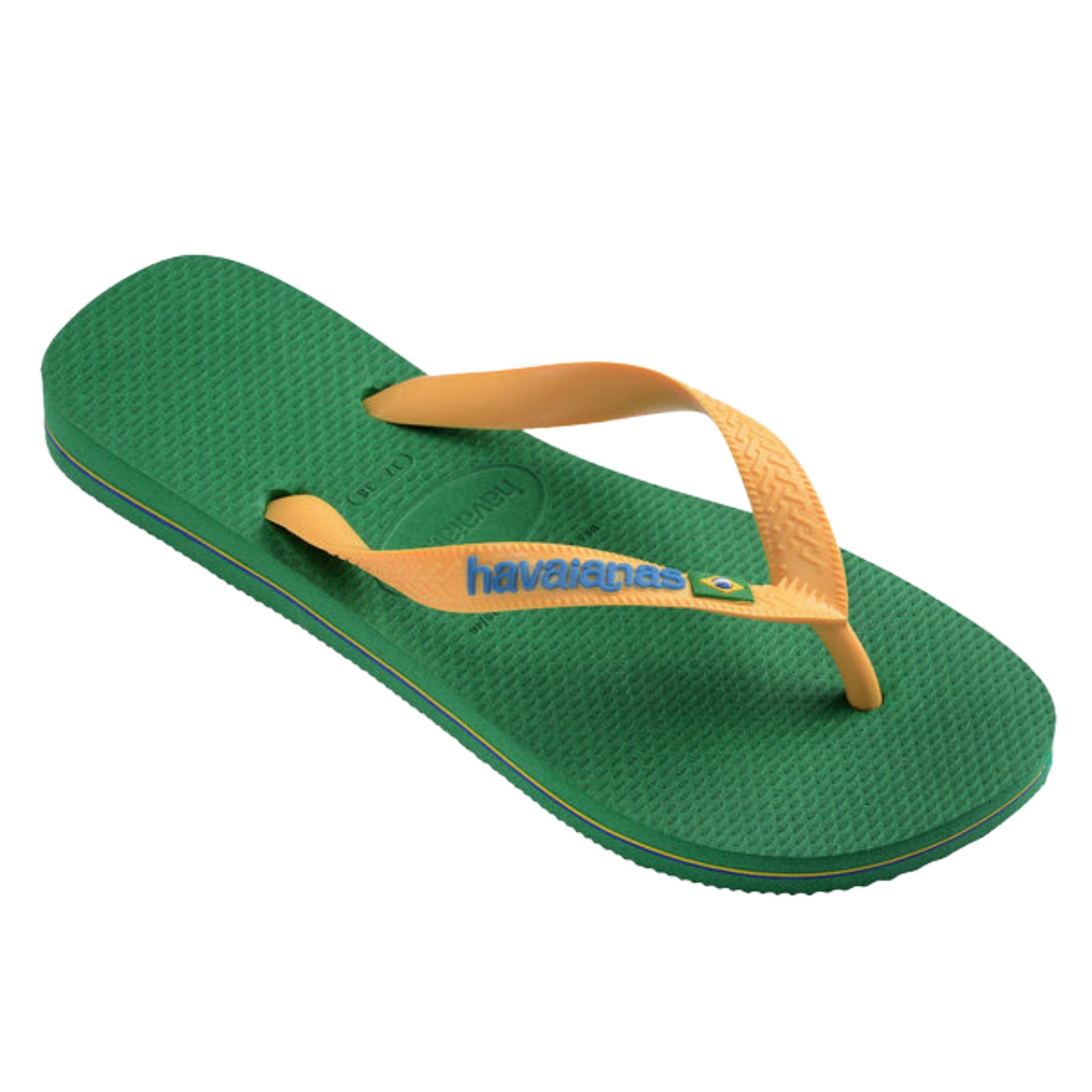 Havaianas Flip Flop Brasil Logo Green