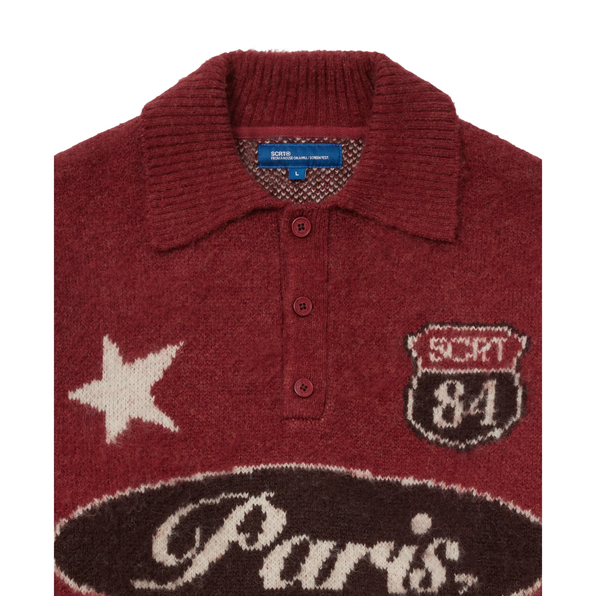 SCRT Paris, Texas Knitted Jersey Red
