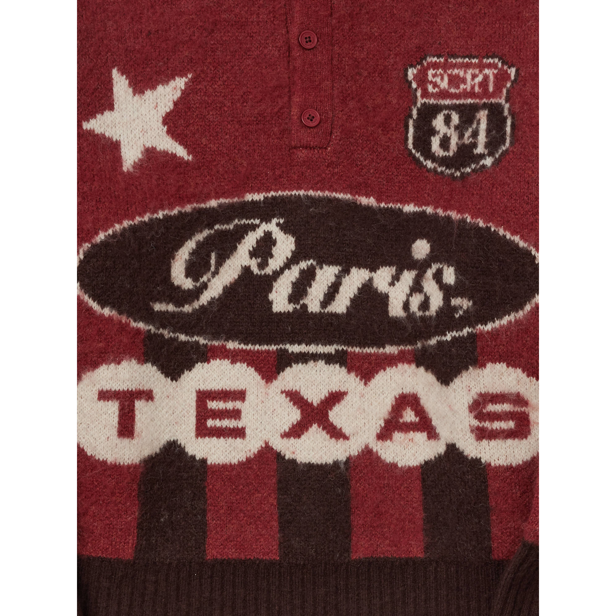 SCRT Paris, Texas Knitted Jersey Red