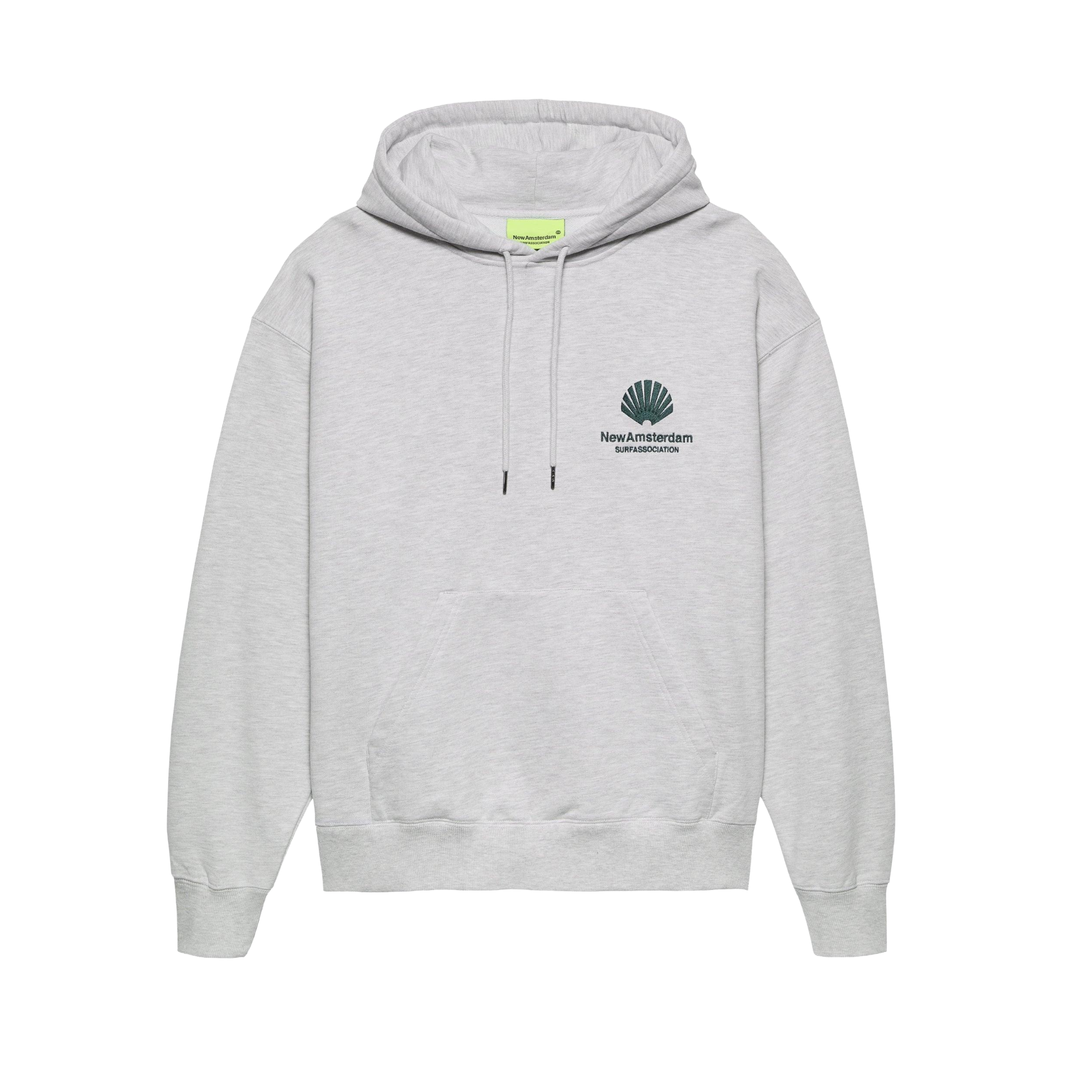 New Amsterdam Logo Hoodie Grey Melange
