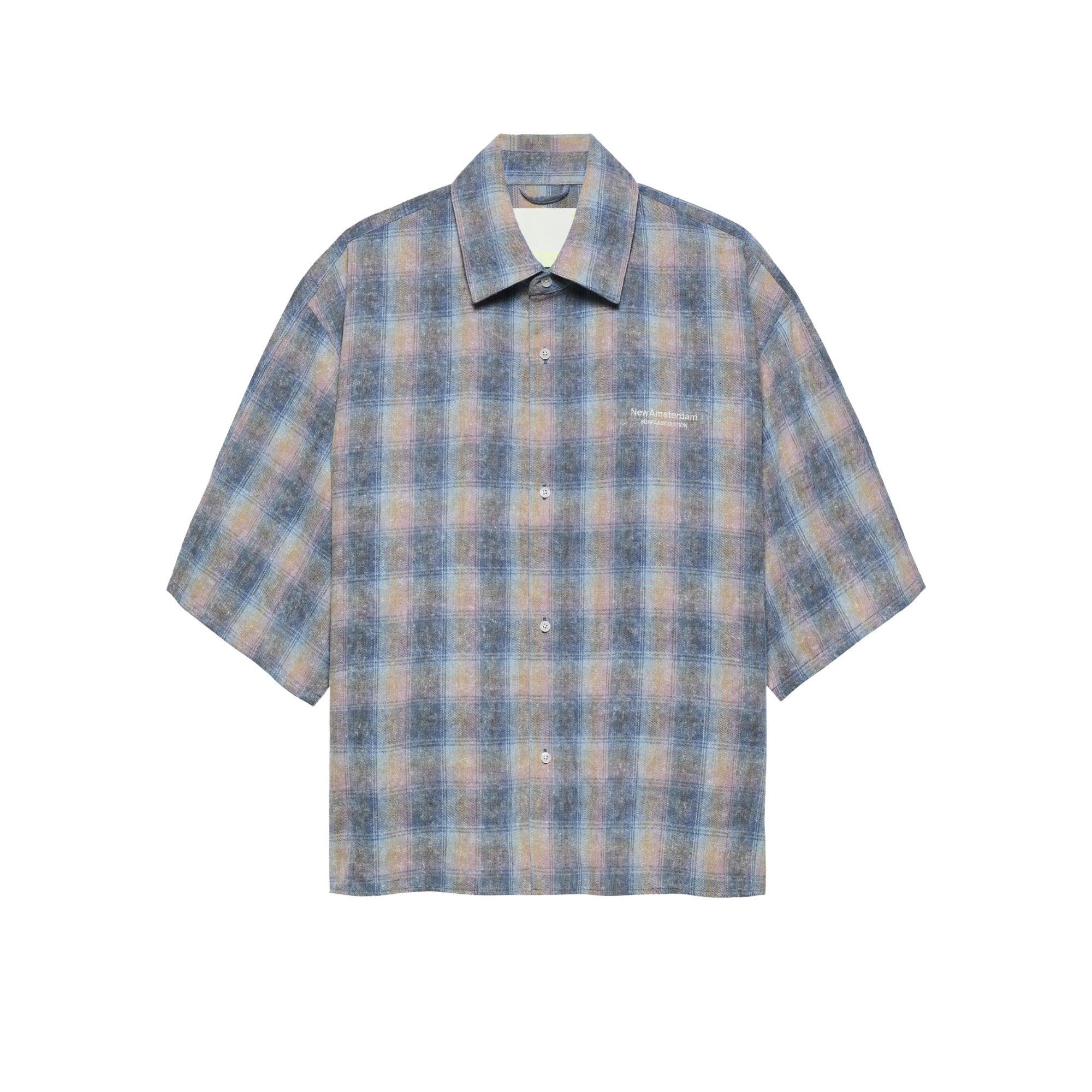 New Amsterdam Flanel Short Sleeve Button-Up Multicolour