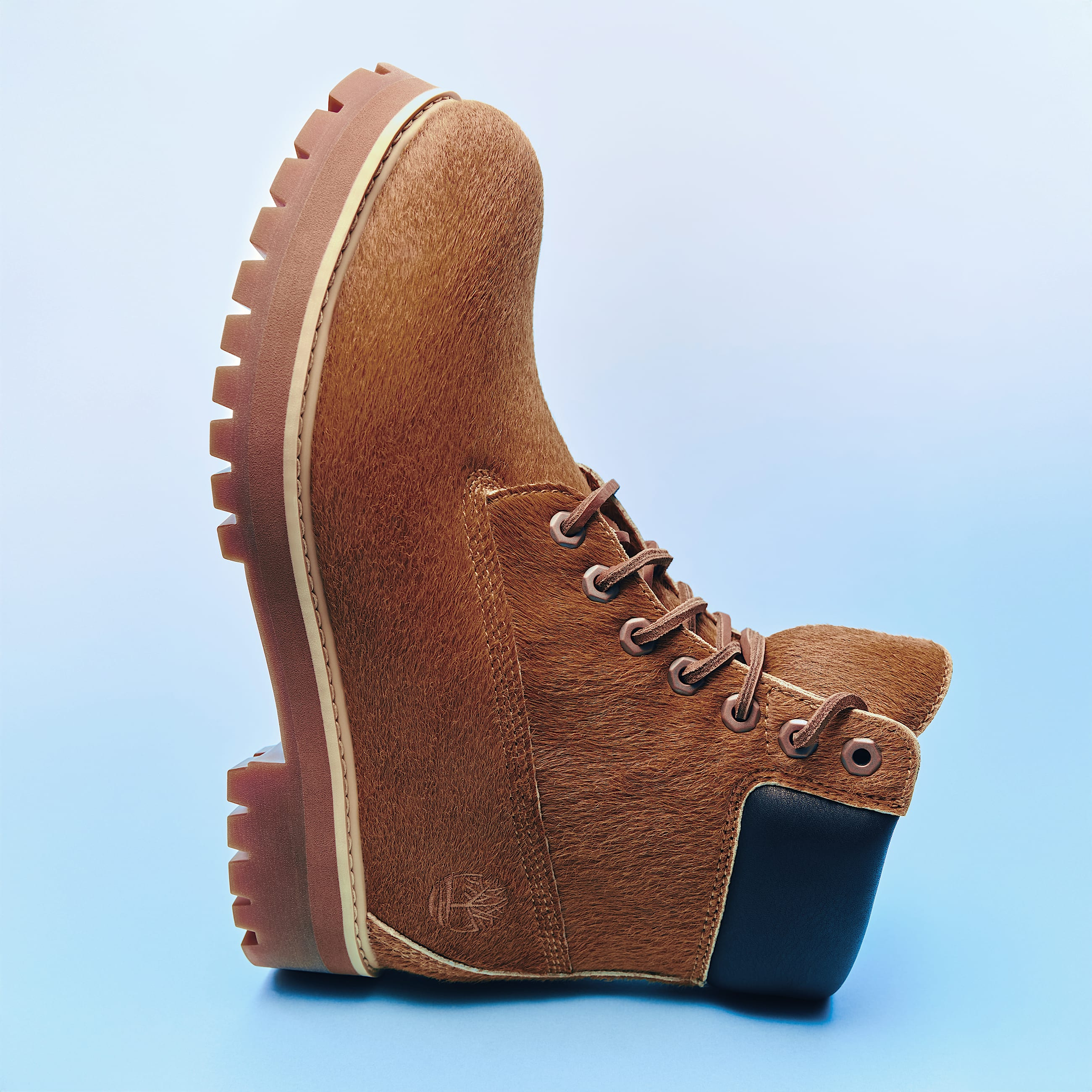 Timberland Heritage 6 Inch Lace Up Waterproof Boot Medium Brown Hair Mens