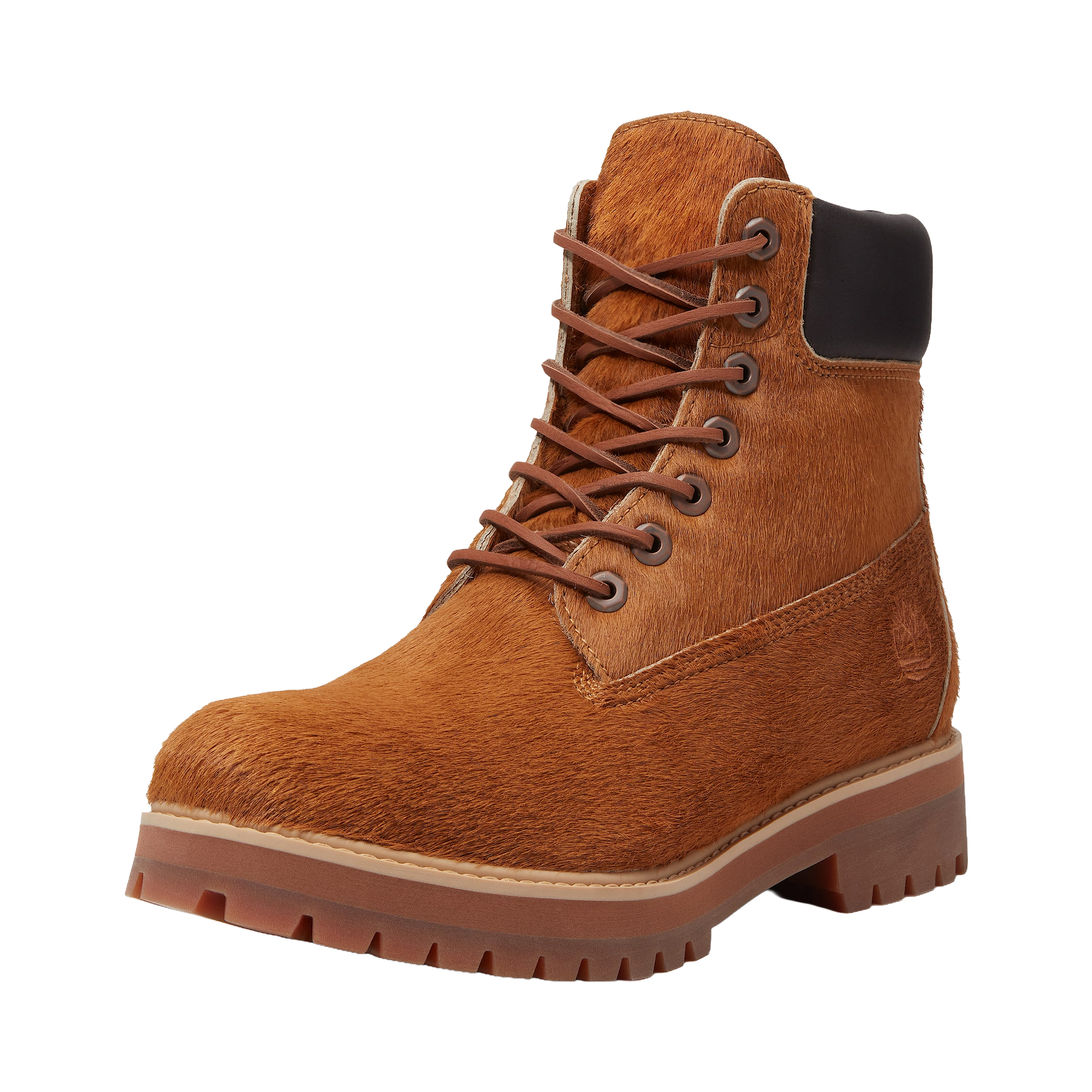 Timberland Heritage 6 Inch Lace Up Waterproof Boot Medium Brown Hair Mens