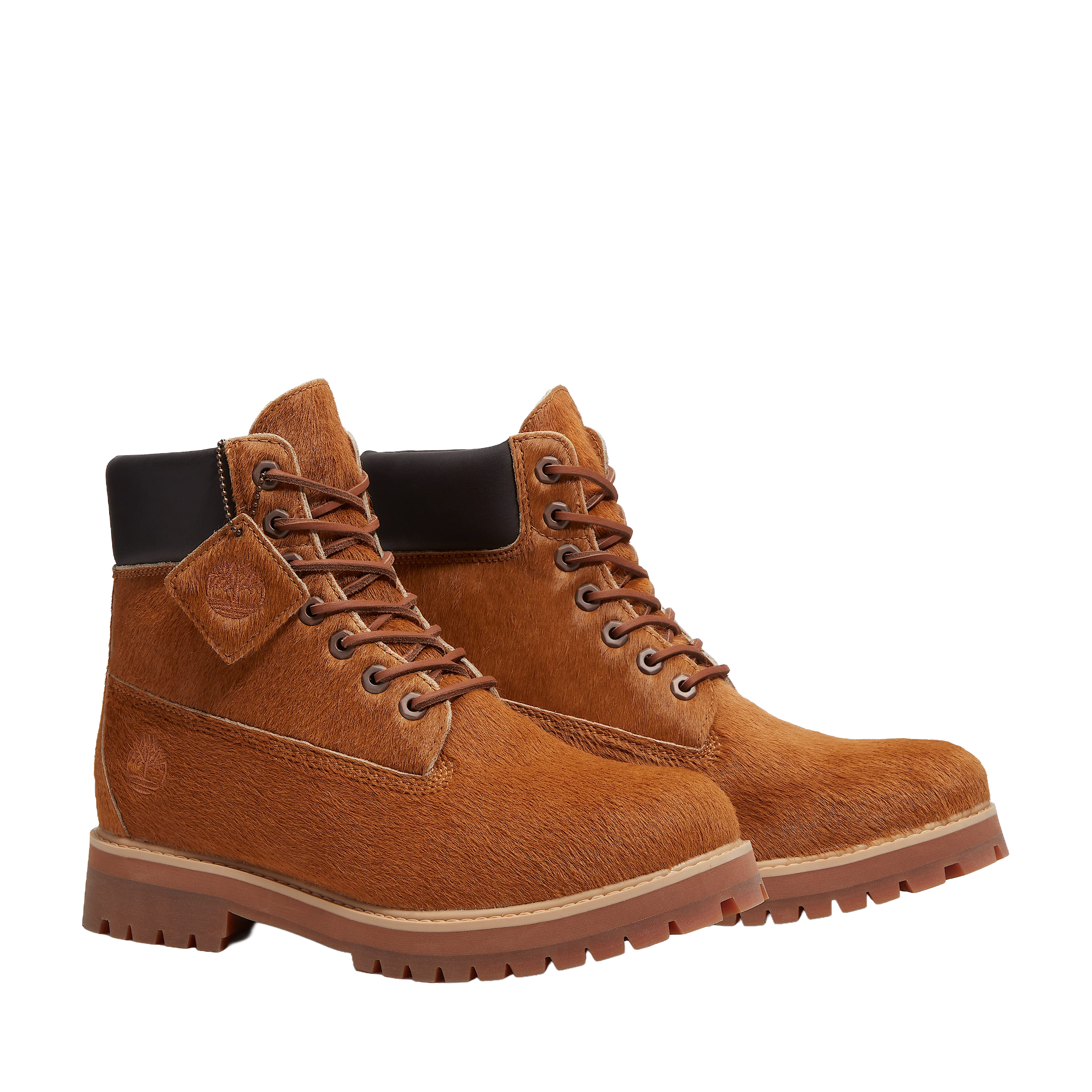 Timberland Heritage 6 Inch Lace Up Waterproof Boot Medium Brown Hair Mens