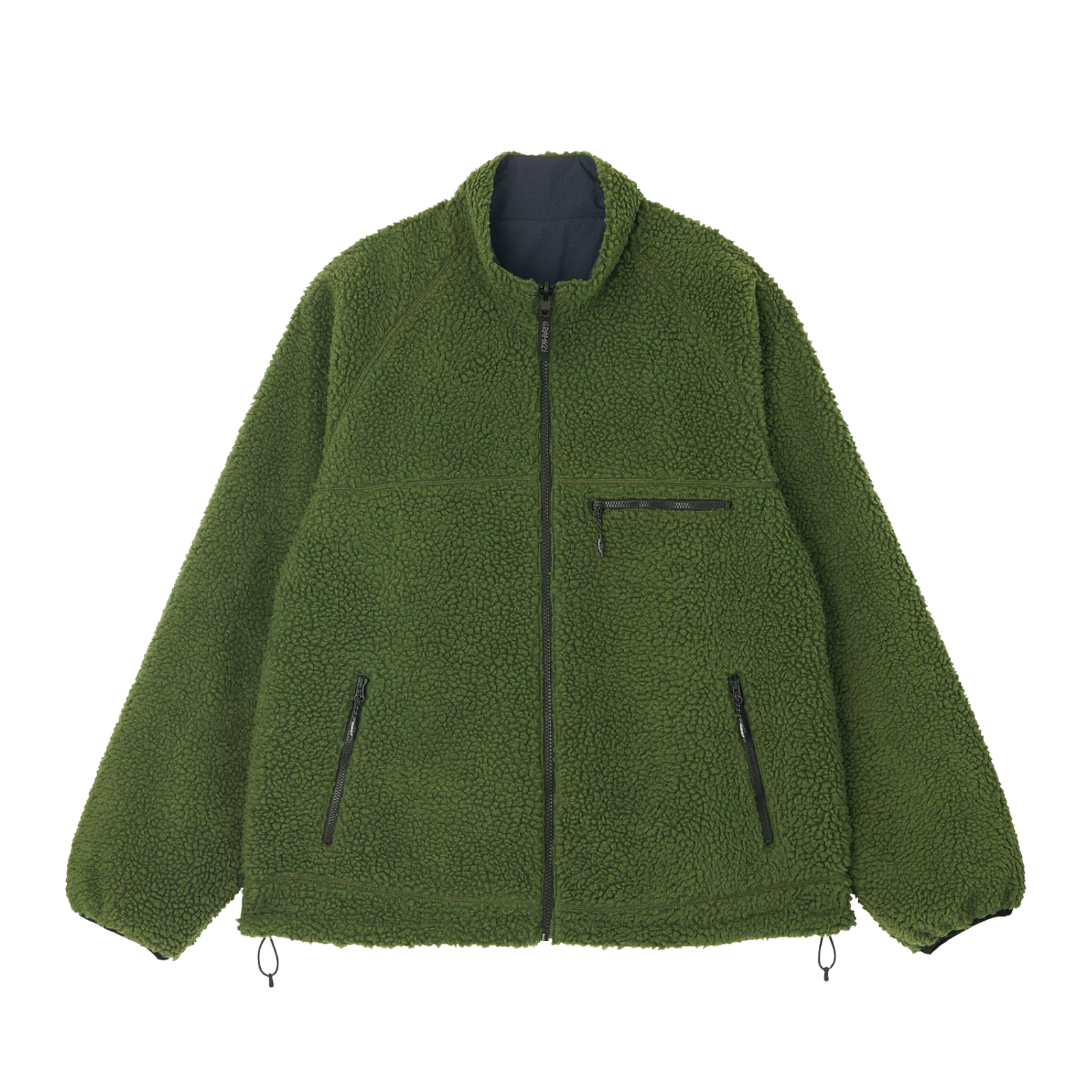 Gramicci Reversible Sherpa Jacket Olive/Navy