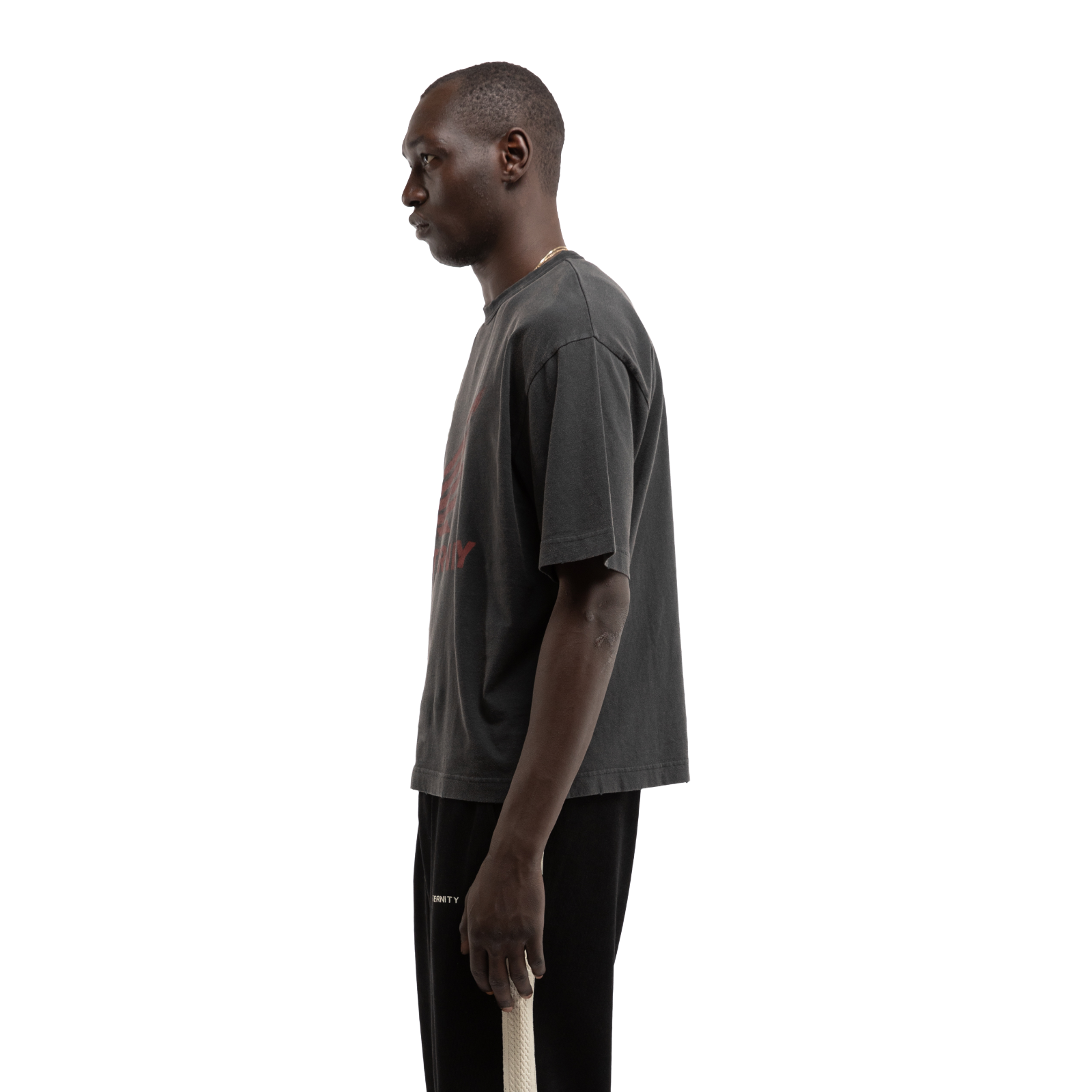 Reternity AÉRO REGULAR FIT T-SHIRT WASHED BLACK