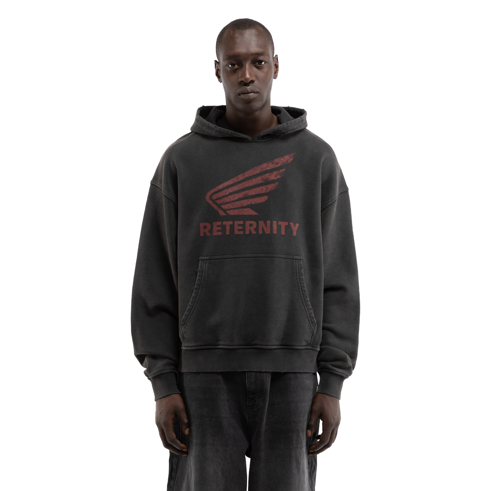 Reternity AÉRO HOODIE WASHED BLACK