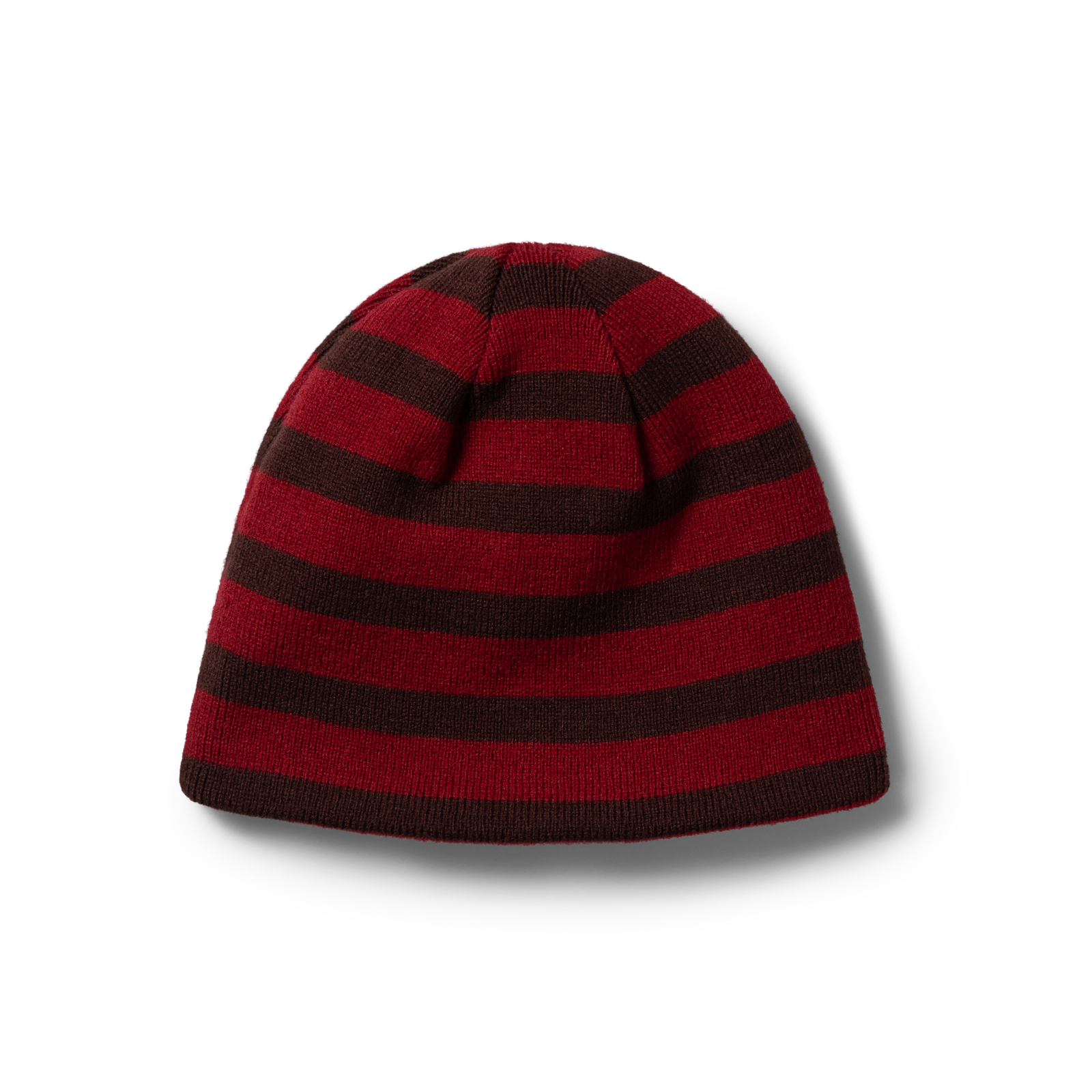 No Problemo Np Stripe Reversible Beanie Brown