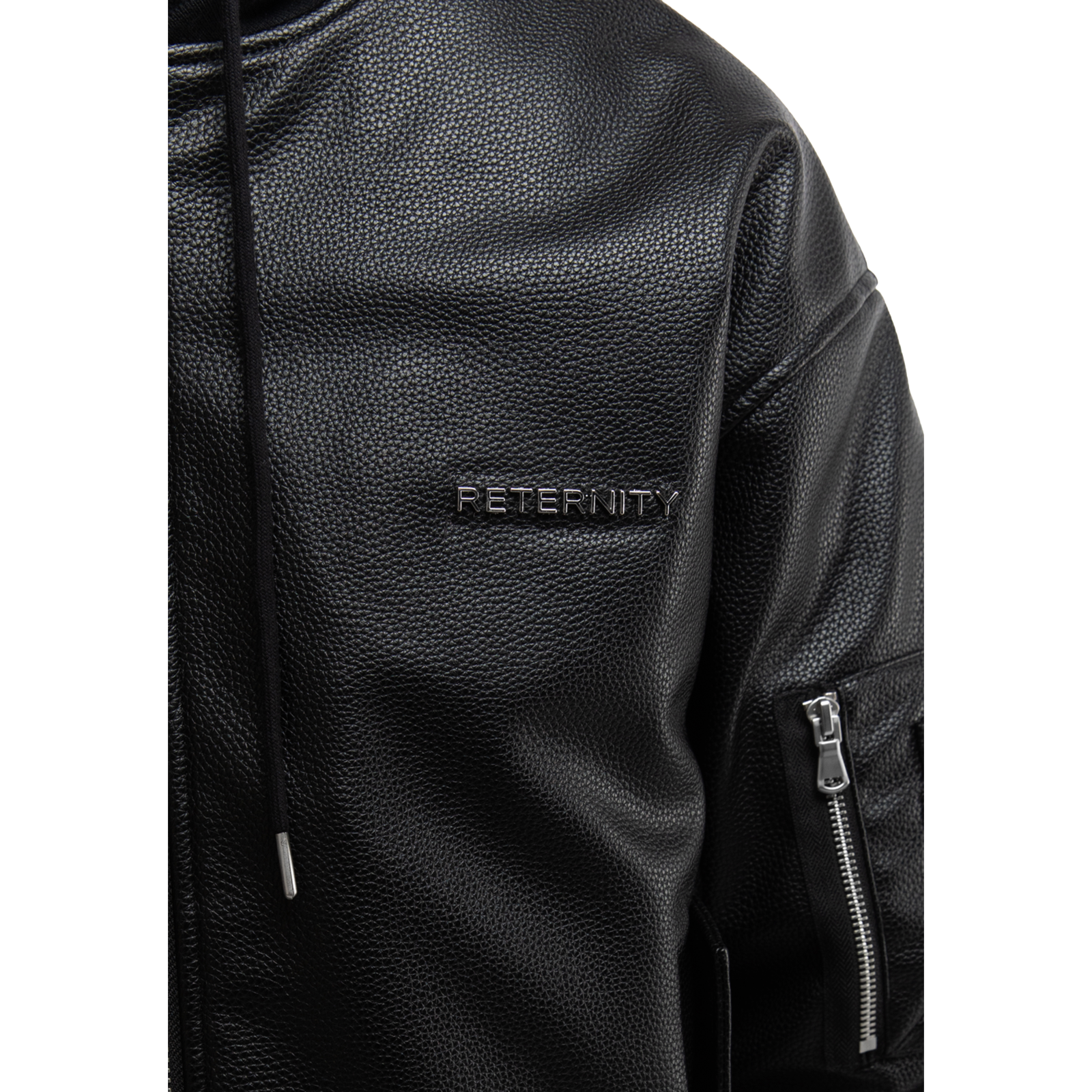 Reternity MÉTROPOLITAIN BOMBER BLACK LEATHER