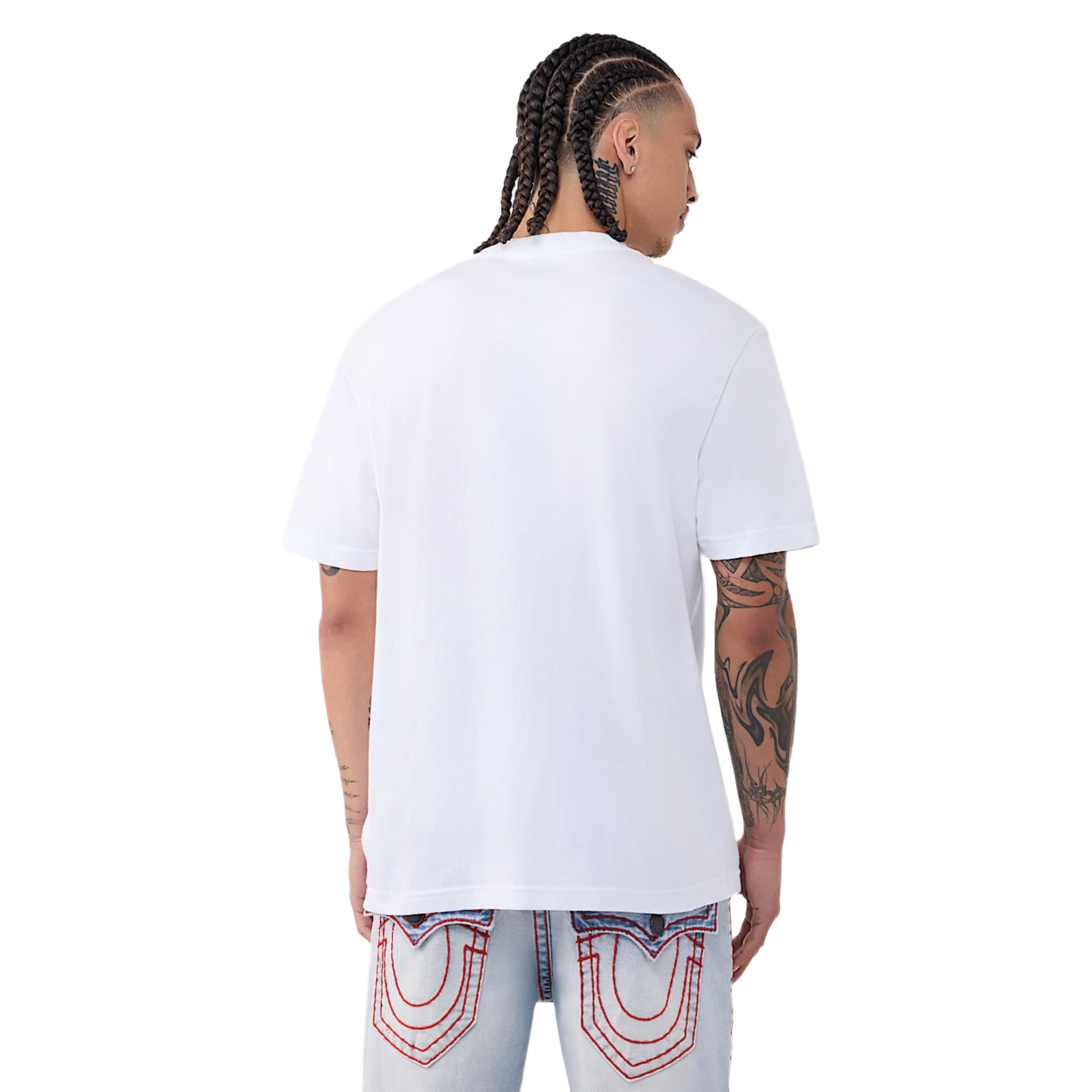 True Religion Buddha Letters T-Shirt White