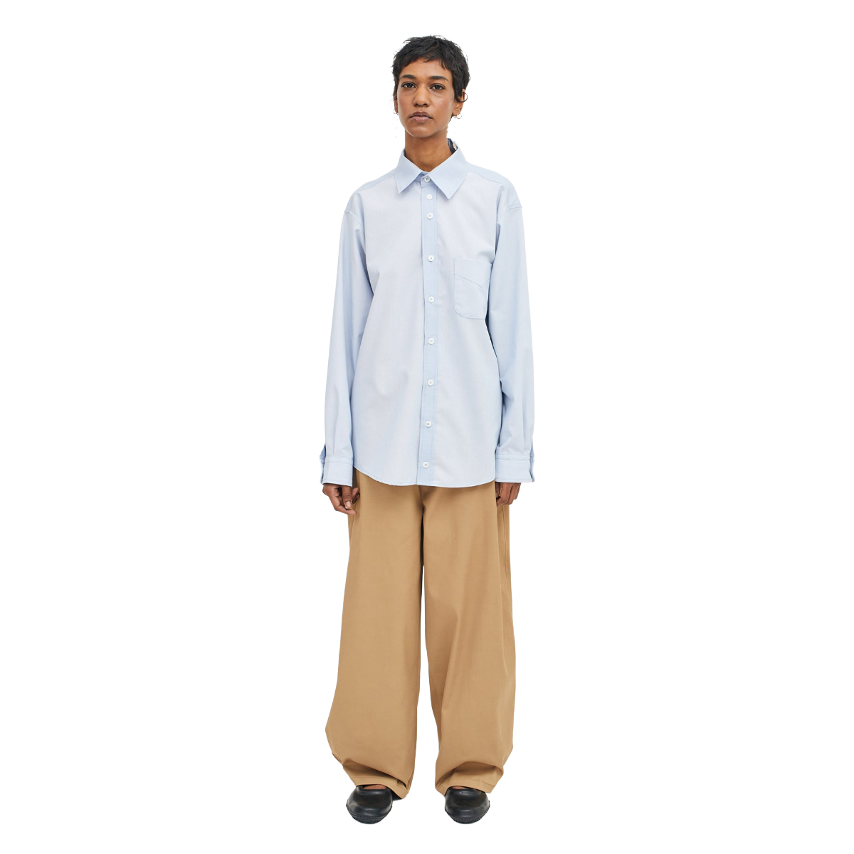 Sleep Over Patchwork Shirt Blue