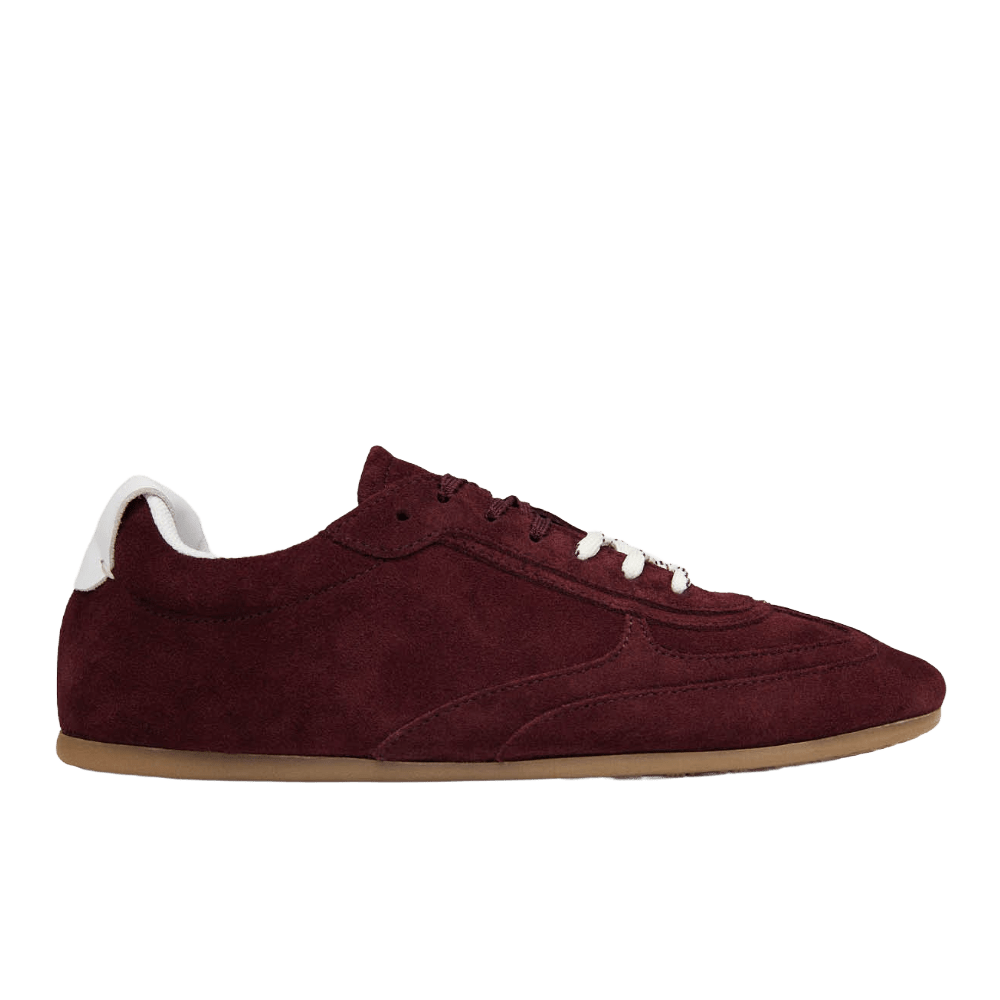 Alohas Tb.24 Suede Burgundy Leather Sneakers - CALOT12192 - Coziness