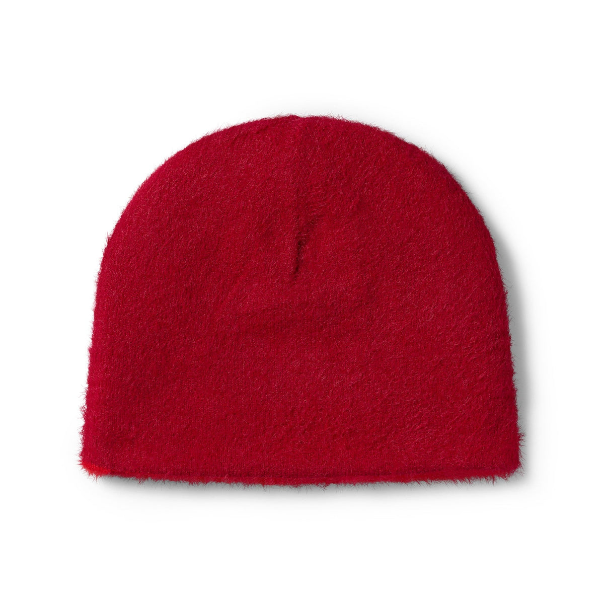 Aries Fluffy Reversible Skull Beanie Red - CARIF15180 - Coziness