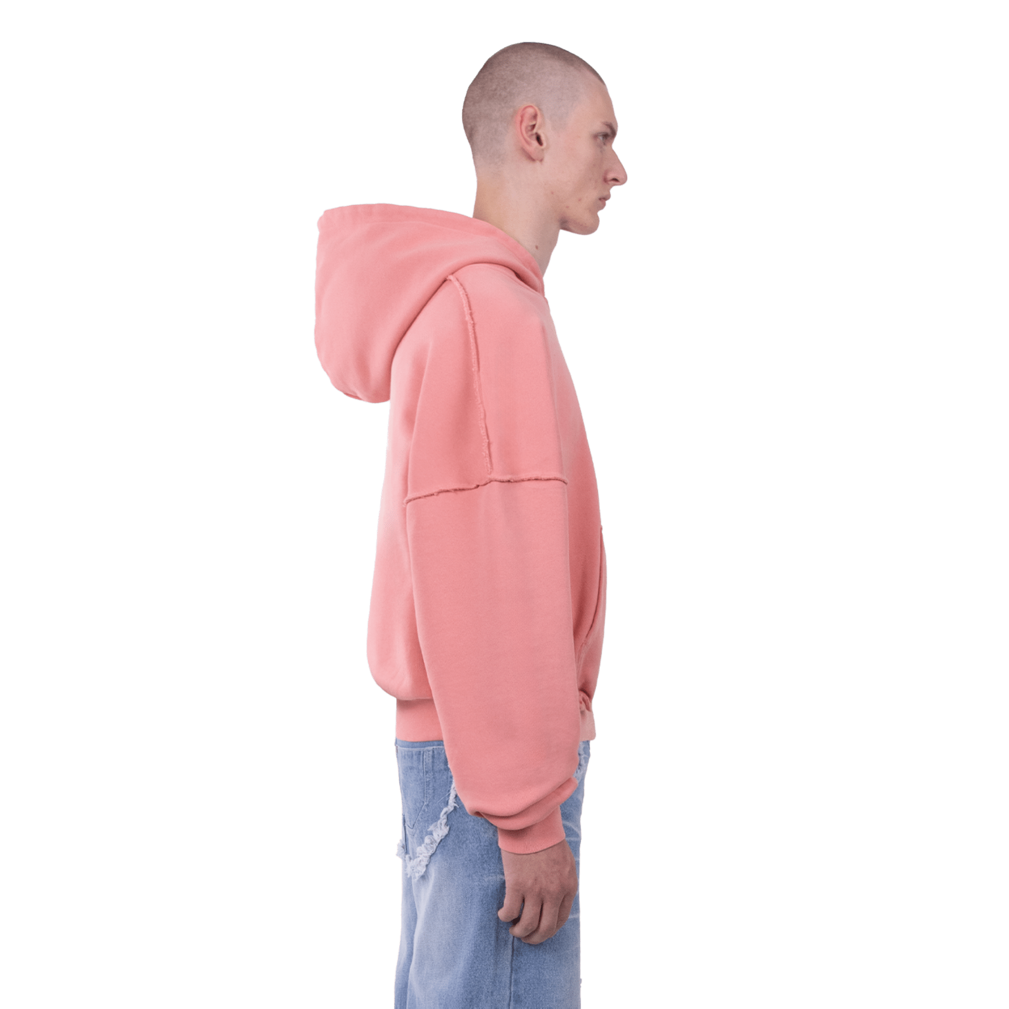 Atelier De Roupa Acronym Zip Hoodie Pink - CATED6682 - Coziness