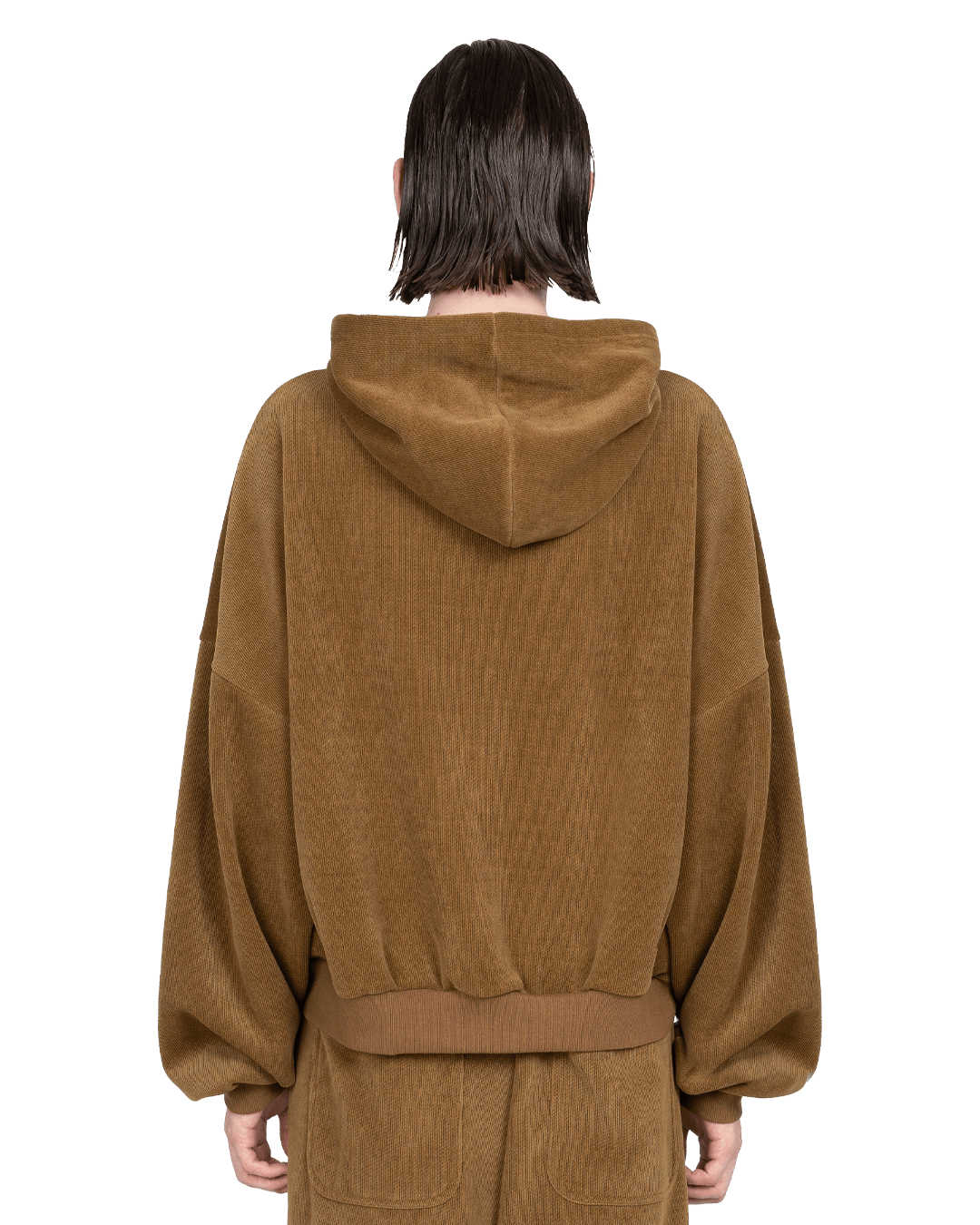 Atelier De Roupa Lanik Zip Hoodie Khaki - CATED2836 - Coziness
