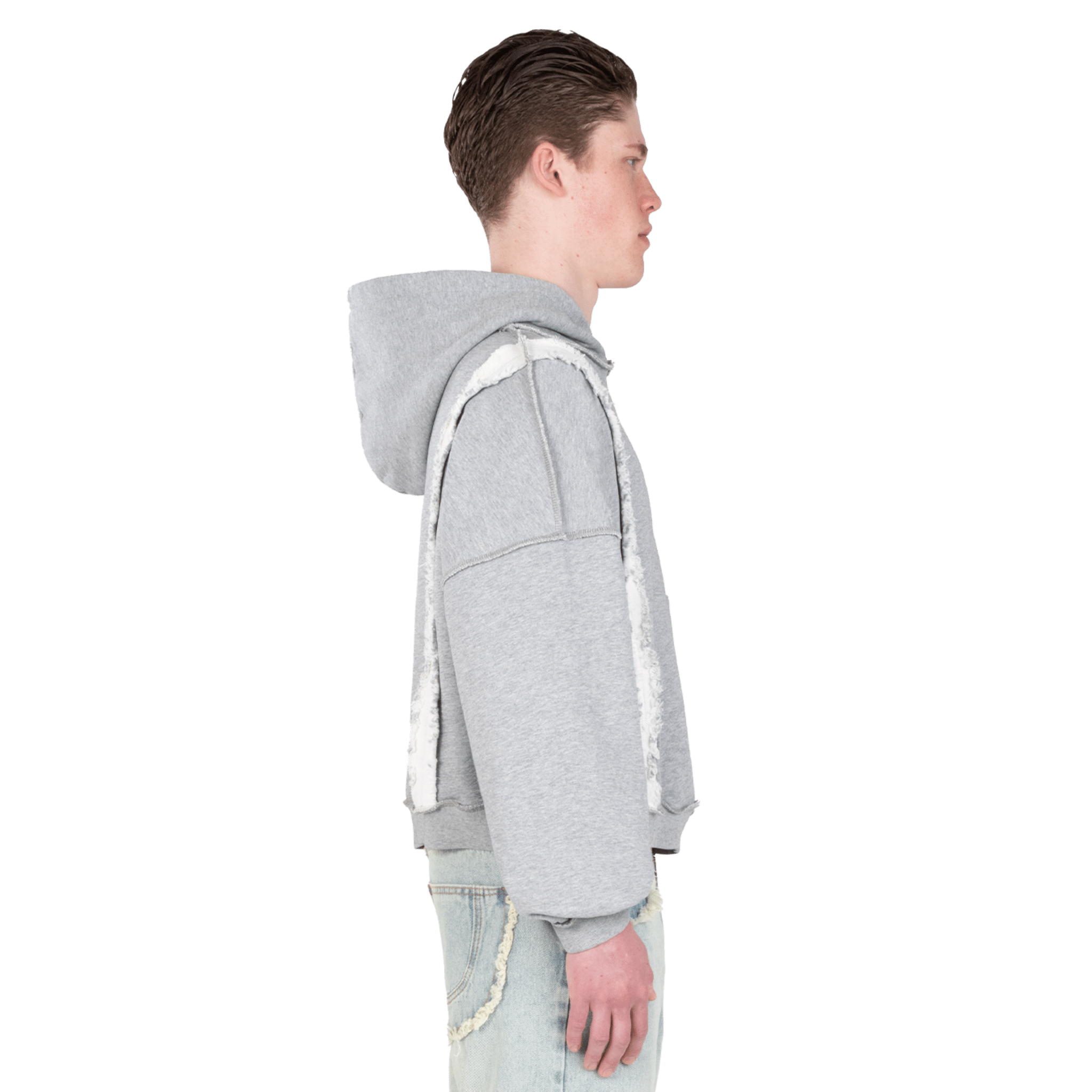 Atelier De Roupa Logo Hoodie Washed Grey - CATED6662 - Coziness
