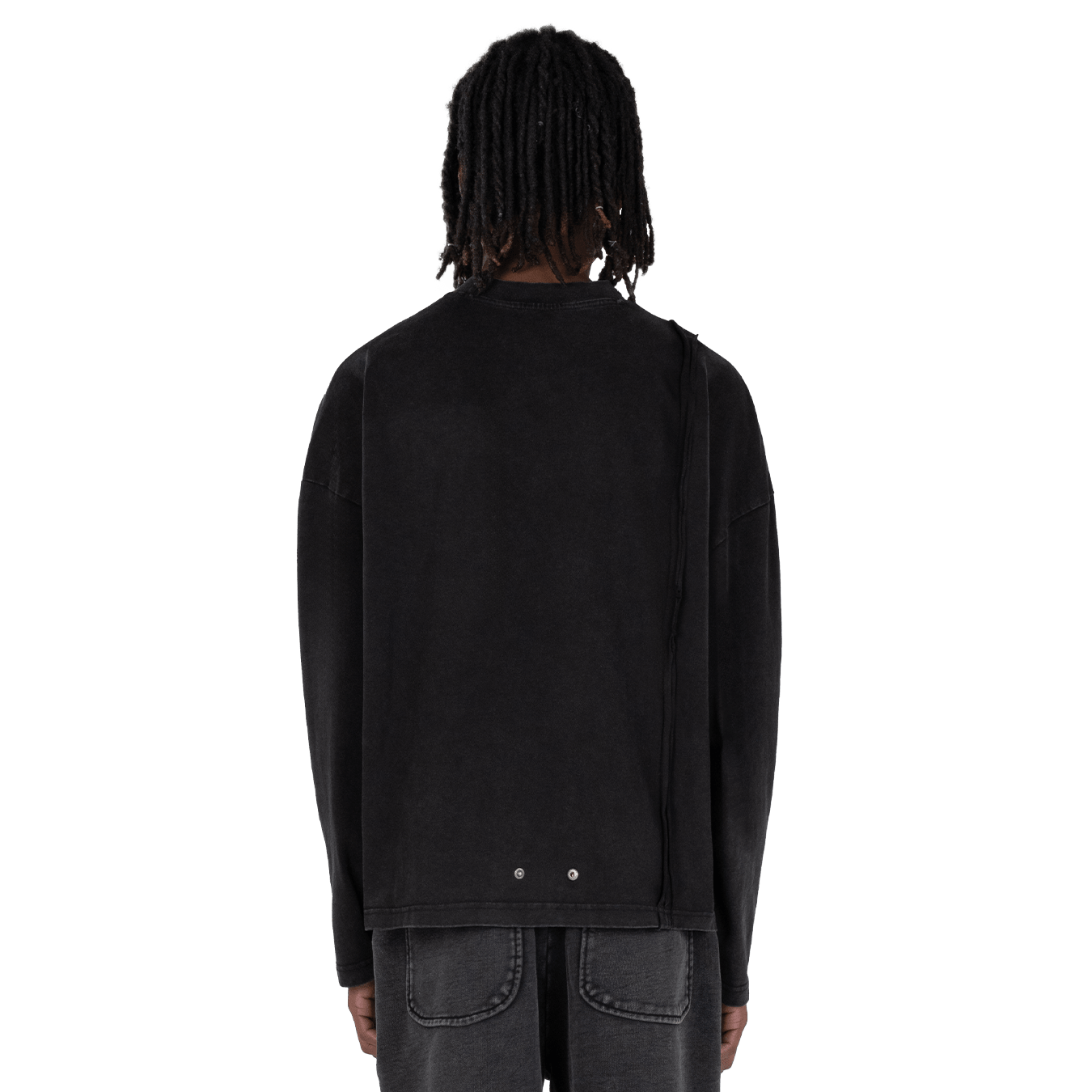 Atelier De Roupa Logo Longsleeve Schwarz - CATED9201 - Coziness
