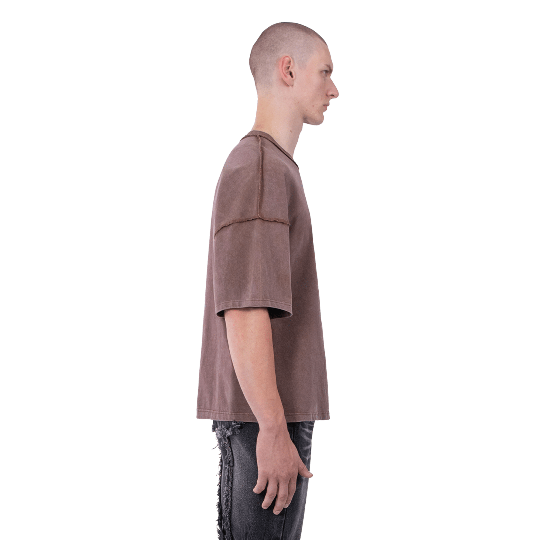 Atelier De Roupa Logo T-Shirt Braun - CATED6674 - Coziness