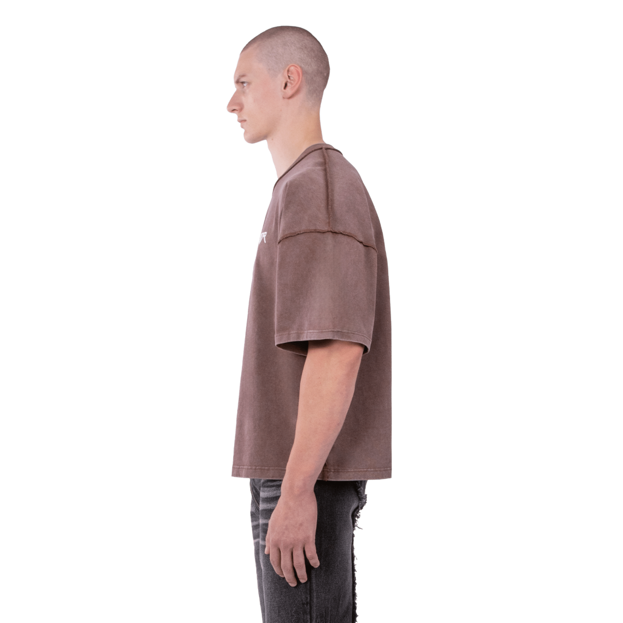 Atelier De Roupa Logo T-Shirt Braun - CATED6674 - Coziness