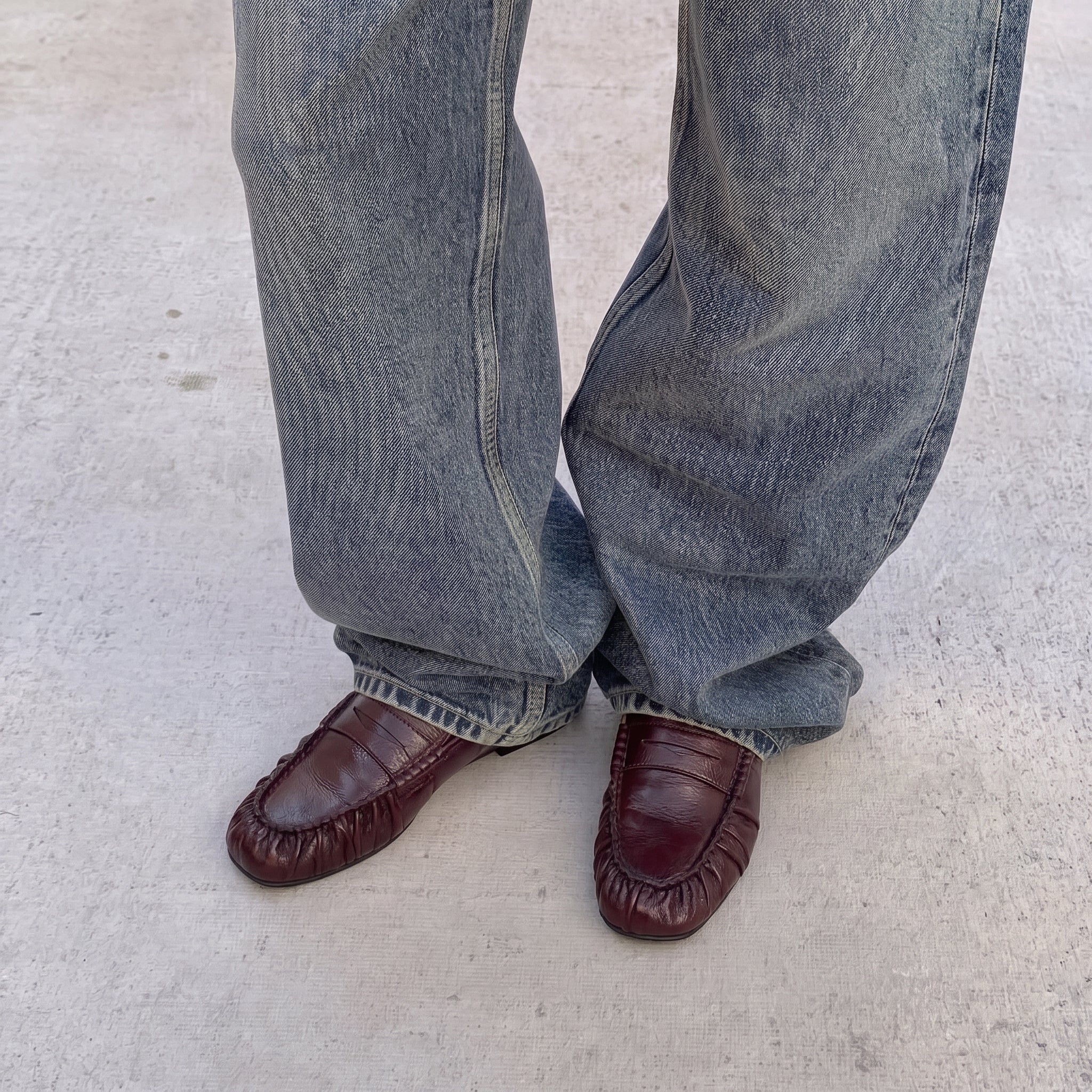 Alohas Aven Rift Burgundy Leather Loafers