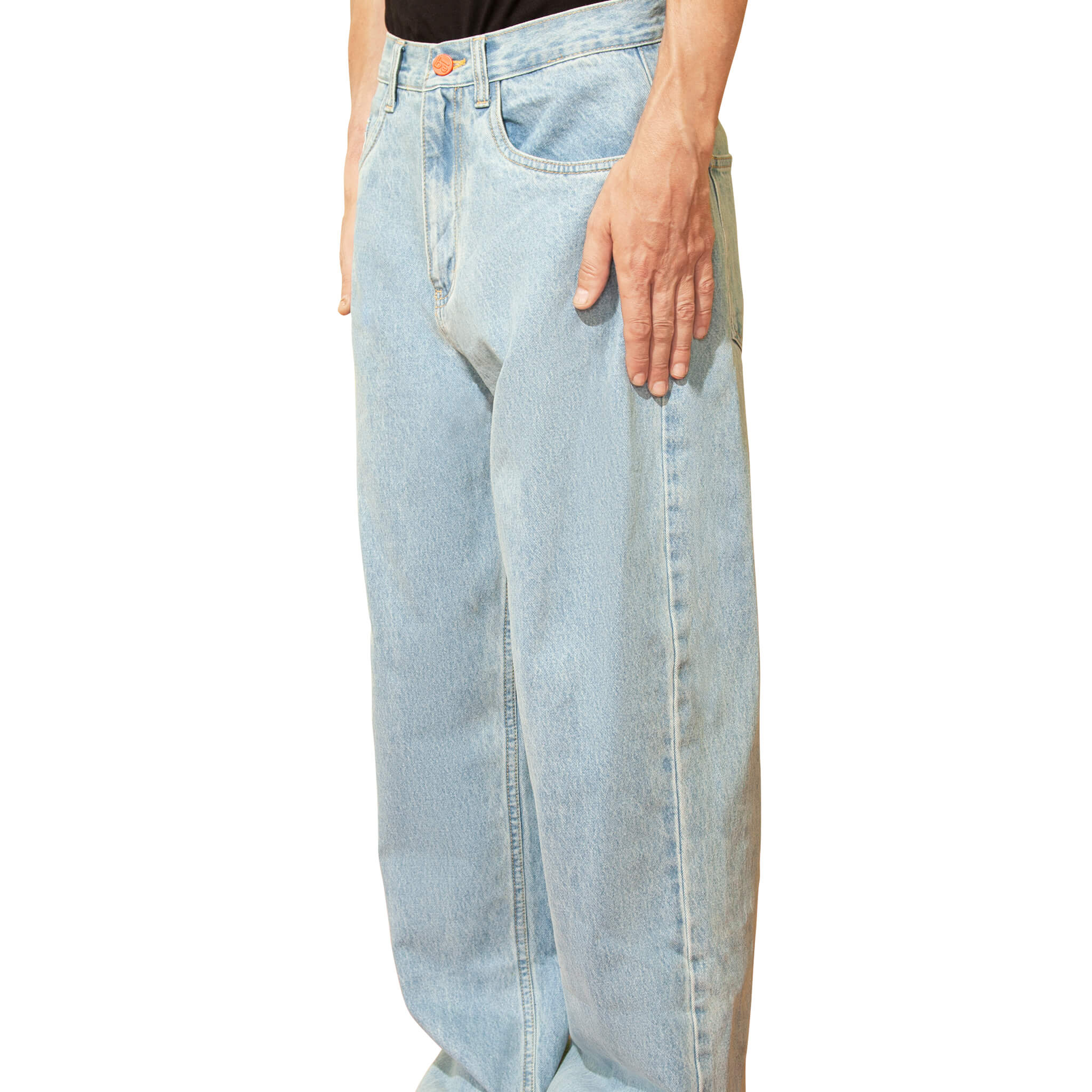 BeWider Super Loose Baggy Denim 90s Blau - CBEWS5787 - Coziness